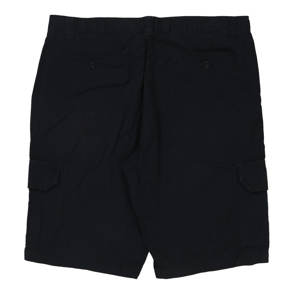 J.E. Mc Collum Cargo Shorts - 38W 13L Navy Cotton Refurbished - Thrifted (note: this is a term often used to describe second- refurbished available on Cerqular