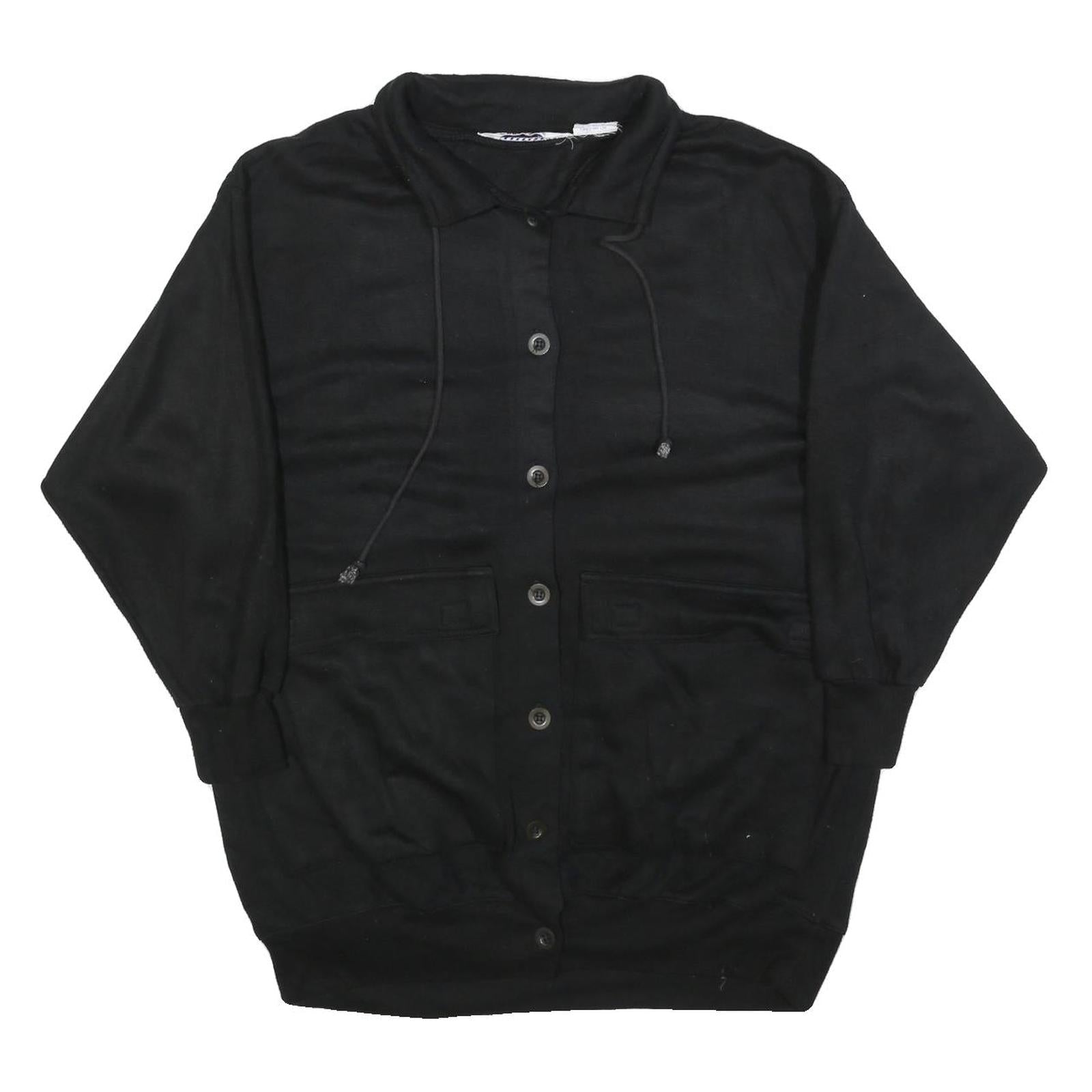Buy SPECIAL EVENTS Womens Black Collared L Cotton Blend Sweatshirt Button Front Refurbished - $27.29 SPECIAL EVENTS Womens Black Collared L Cotton Blend Sweatshirt Button Front Refurbished - N/A refurbished available on Cerqular