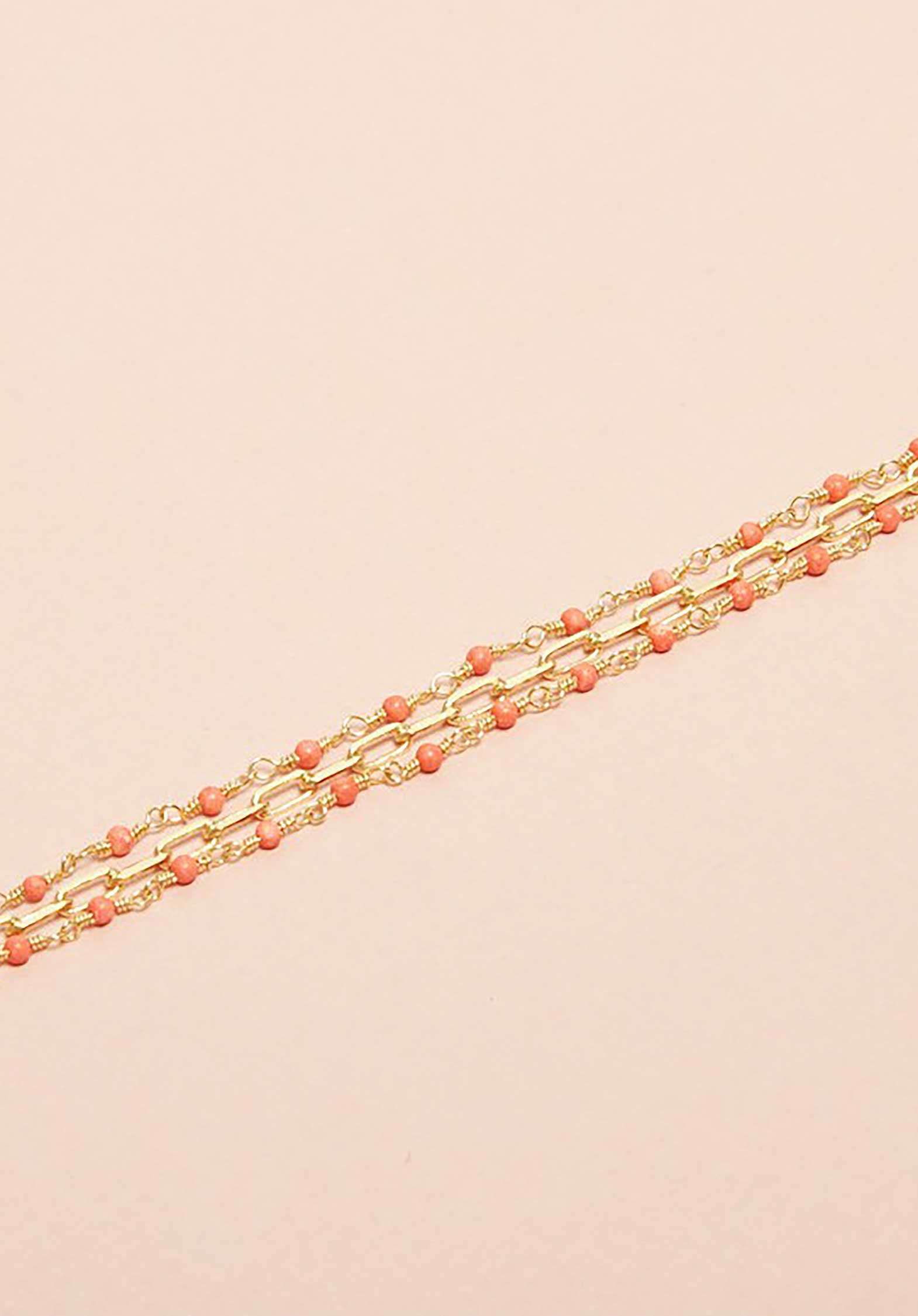 Bracelet  S21britc Corail | Color: CORAIL | Size: U Refurbished - Rue Madame is a known brand, and the standardized name is " refurbished available on Cerqular