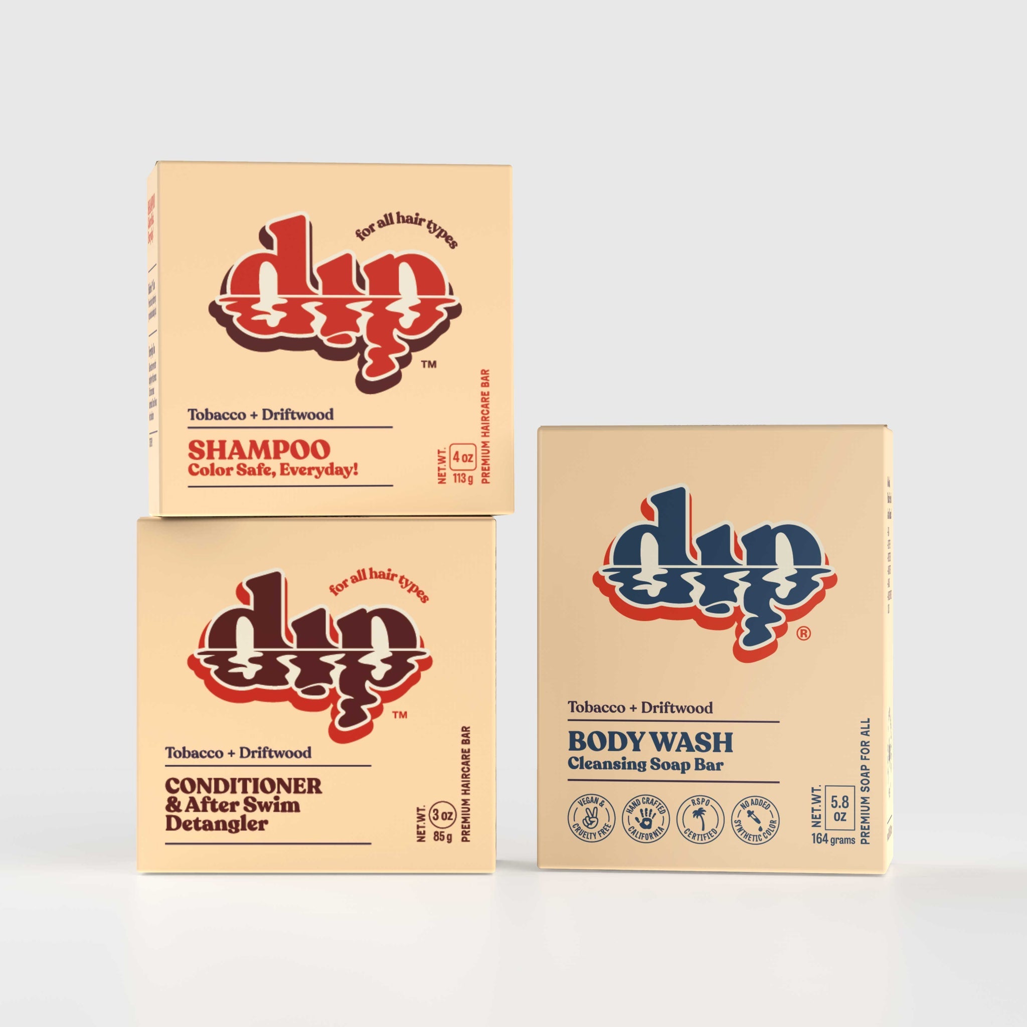 The Tobacco Set Refurbished - Dip Sustainable Hair Care refurbished available on Cerqular