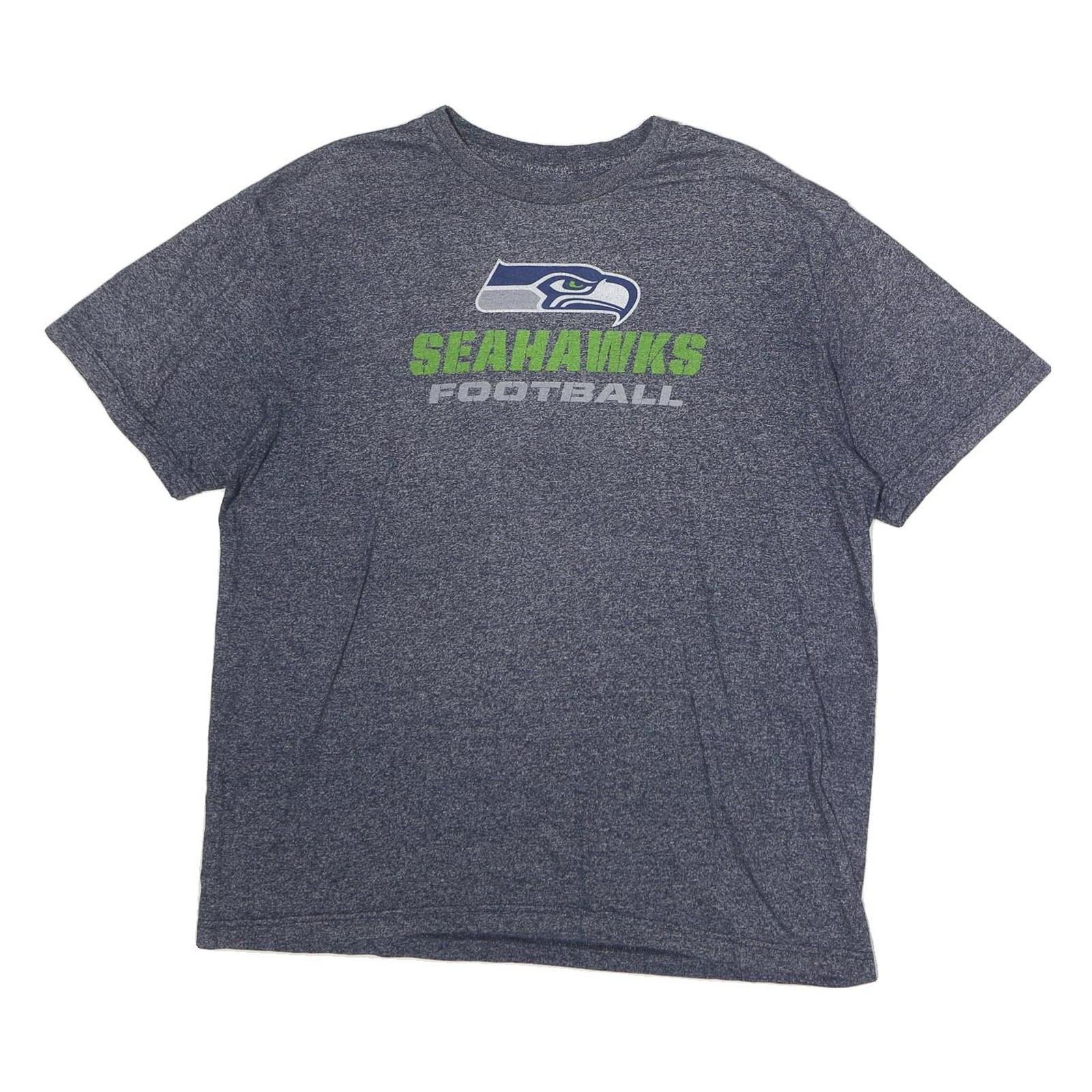 Buy NFL Mens Blue Seahawks Football Graphic T-Shirt XL Short Sleeve Crew Neck Refurbished - $25.99 NFL Mens Blue Seahawks Football Graphic T-Shirt XL Short Sleeve Crew Neck Refurbished - N/A refurbished available on Cerqular