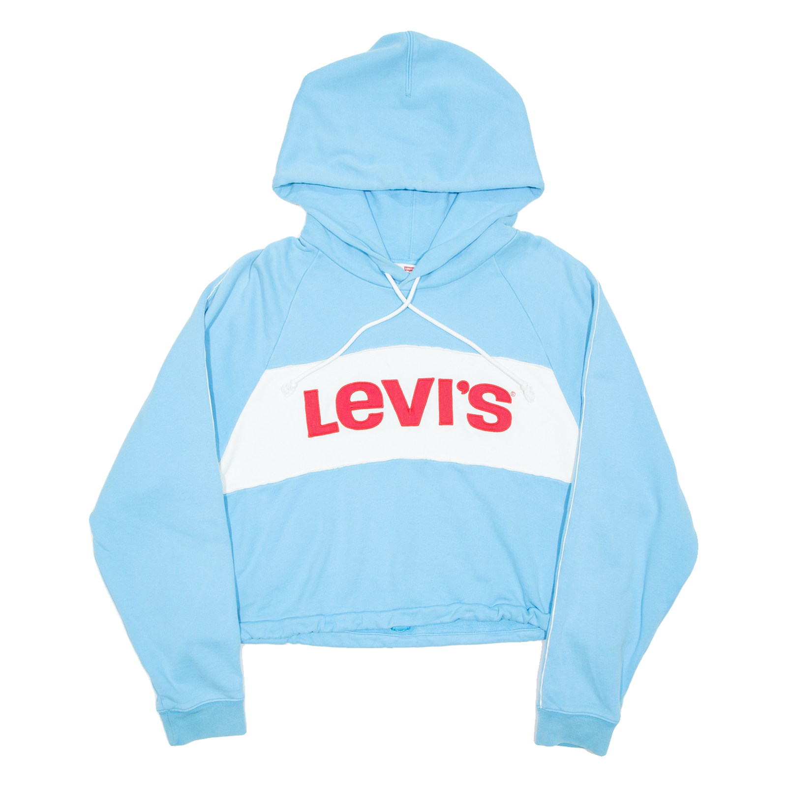Buy LEVI'S Cropped Womens Blue Hoodie L Refurbished - $28.59 LEVI'S Cropped Womens Blue Hoodie L Refurbished - N/A refurbished available on Cerqular