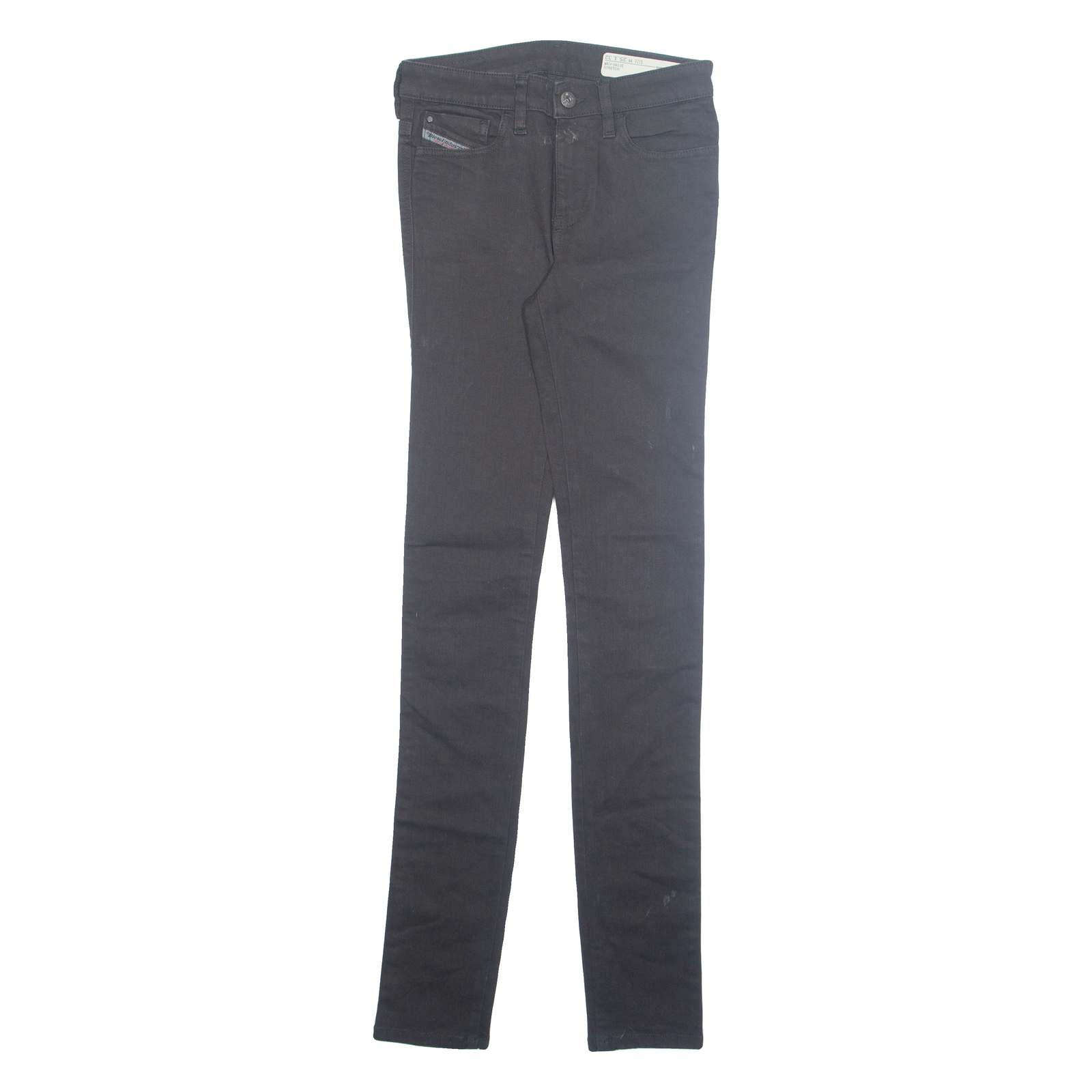 DIESEL Womens Jeans Black Regular Tapered W25 L32 Refurbished - N/A refurbished available on Cerqular
