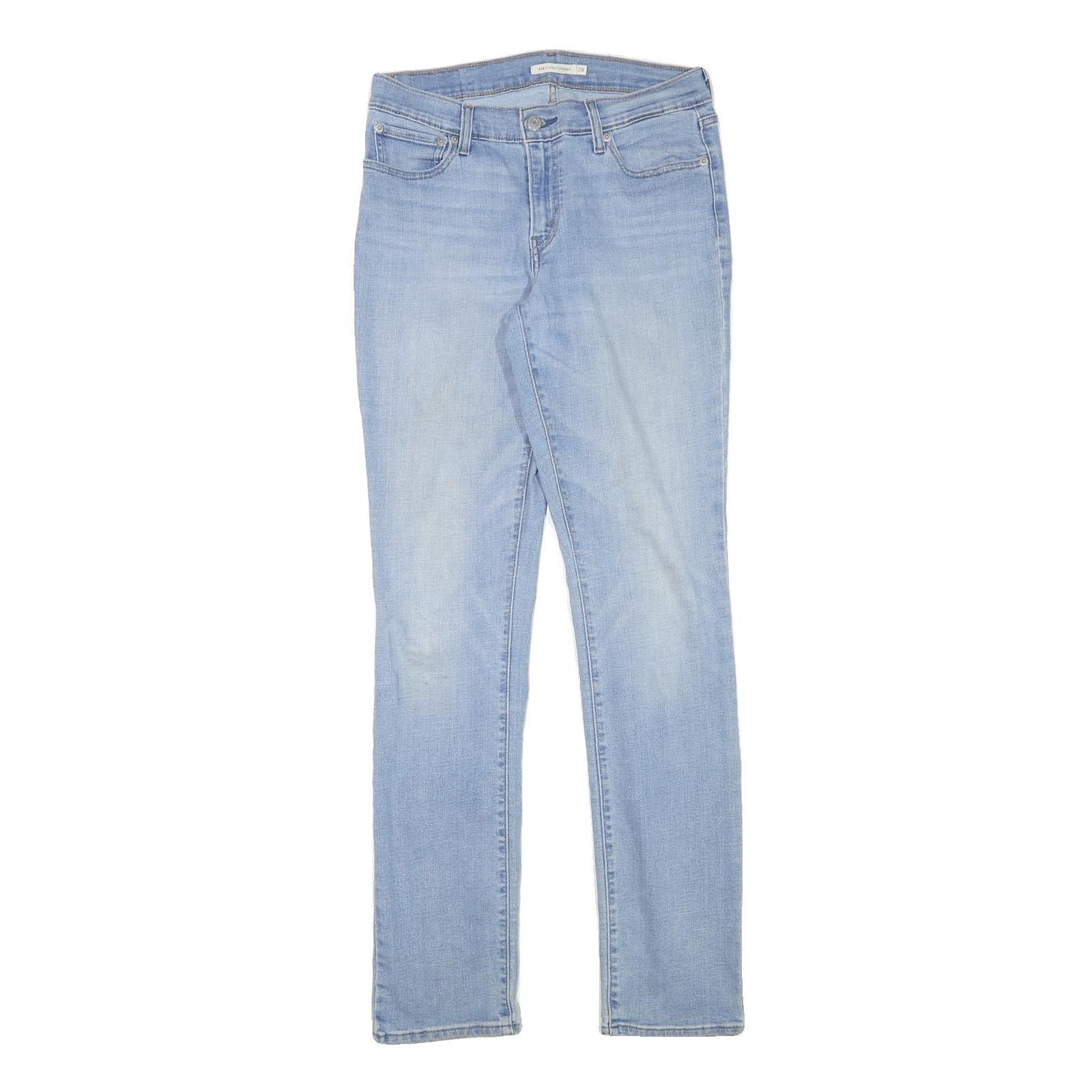 LEVI'S Womens Regular Fit Jeans Blue Denim W28 L32 Classic Cotton Blend Zip Refurbished - N/A refurbished available on Cerqular