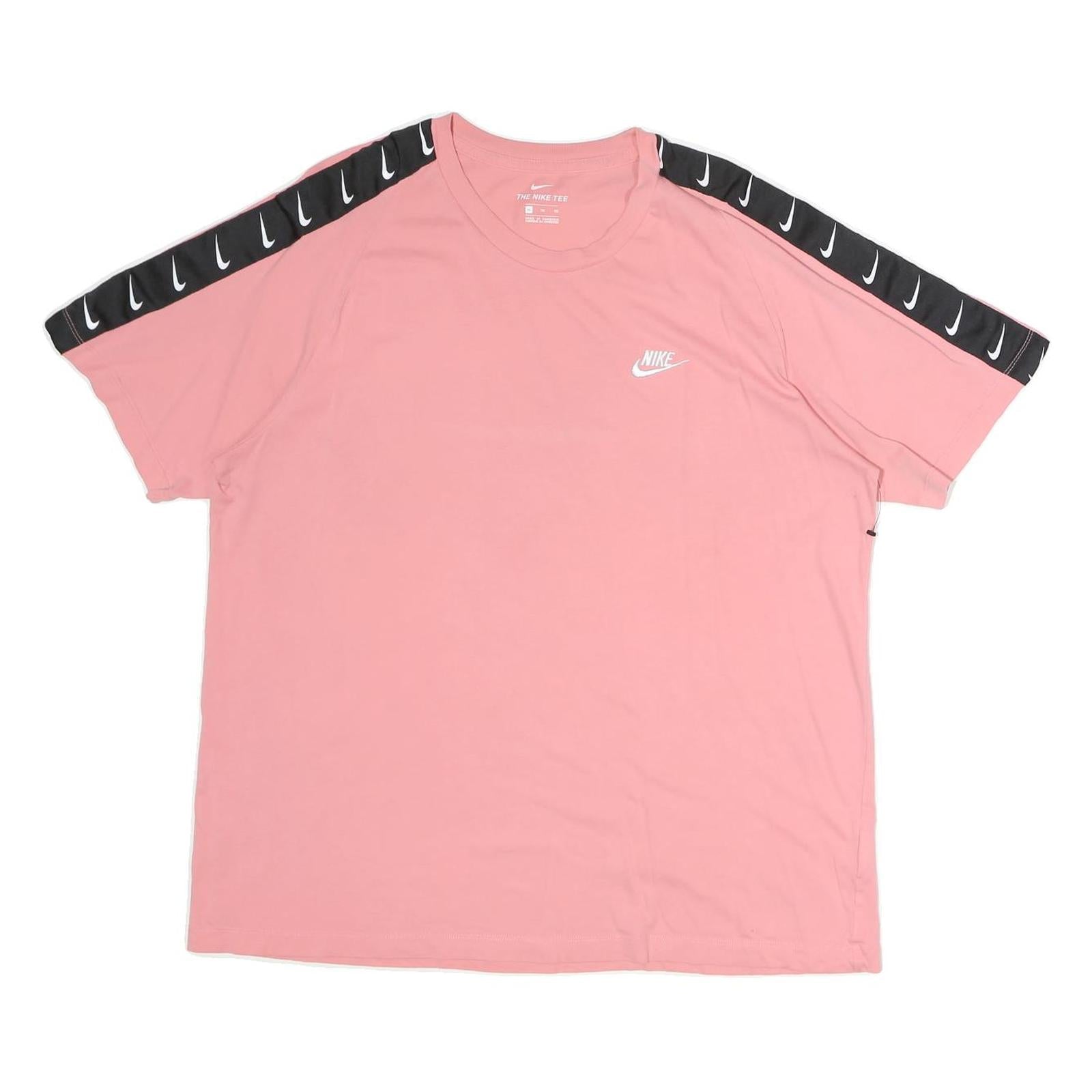 Buy NIKE Womens Pink T-Shirt XL Short Sleeve Crew Neck Branded Logo Tape Stripe Refurbished - $19.49 NIKE Womens Pink T-Shirt XL Short Sleeve Crew Neck Branded Logo Tape Stripe Refurbished - N/A refurbished available on Cerqular