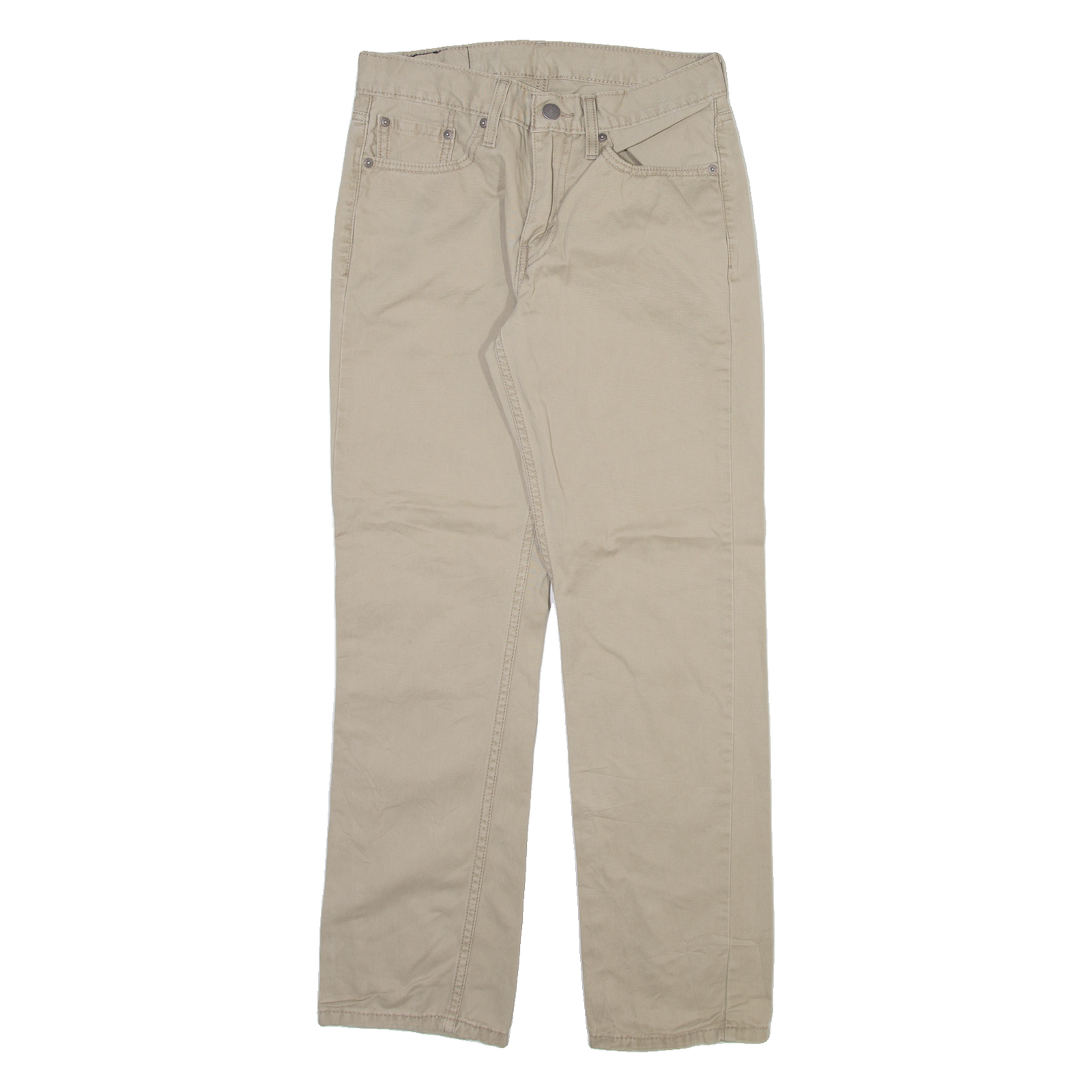 LEVI'S 514 Mens Trousers Beige Slim Straight W29 L30 Refurbished - N/A refurbished available on Cerqular