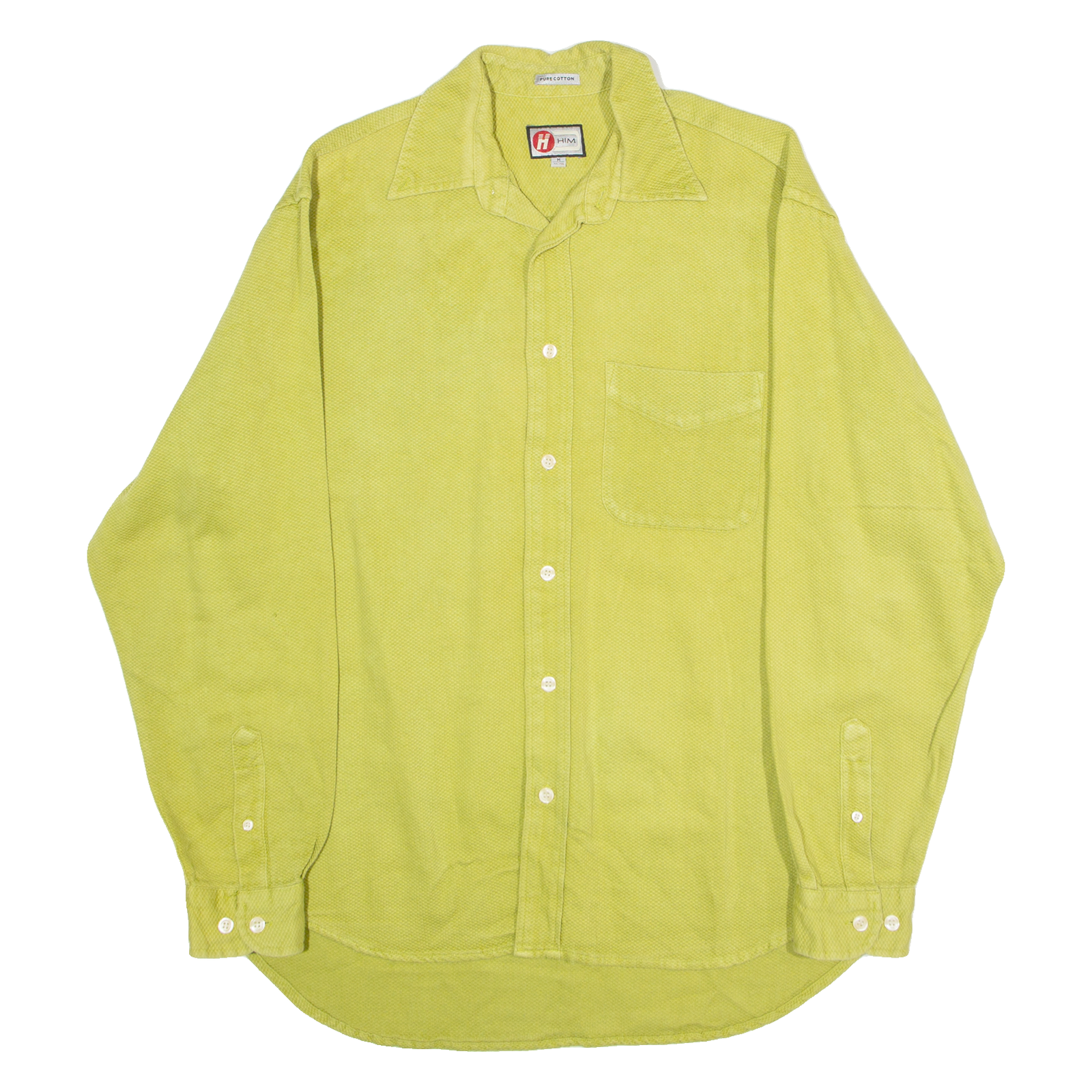Buy HIM Mens Plain Shirt Green Long Sleeve M Refurbished - $15.59 HIM Mens Plain Shirt Green Long Sleeve M Refurbished - N/A refurbished available on Cerqular