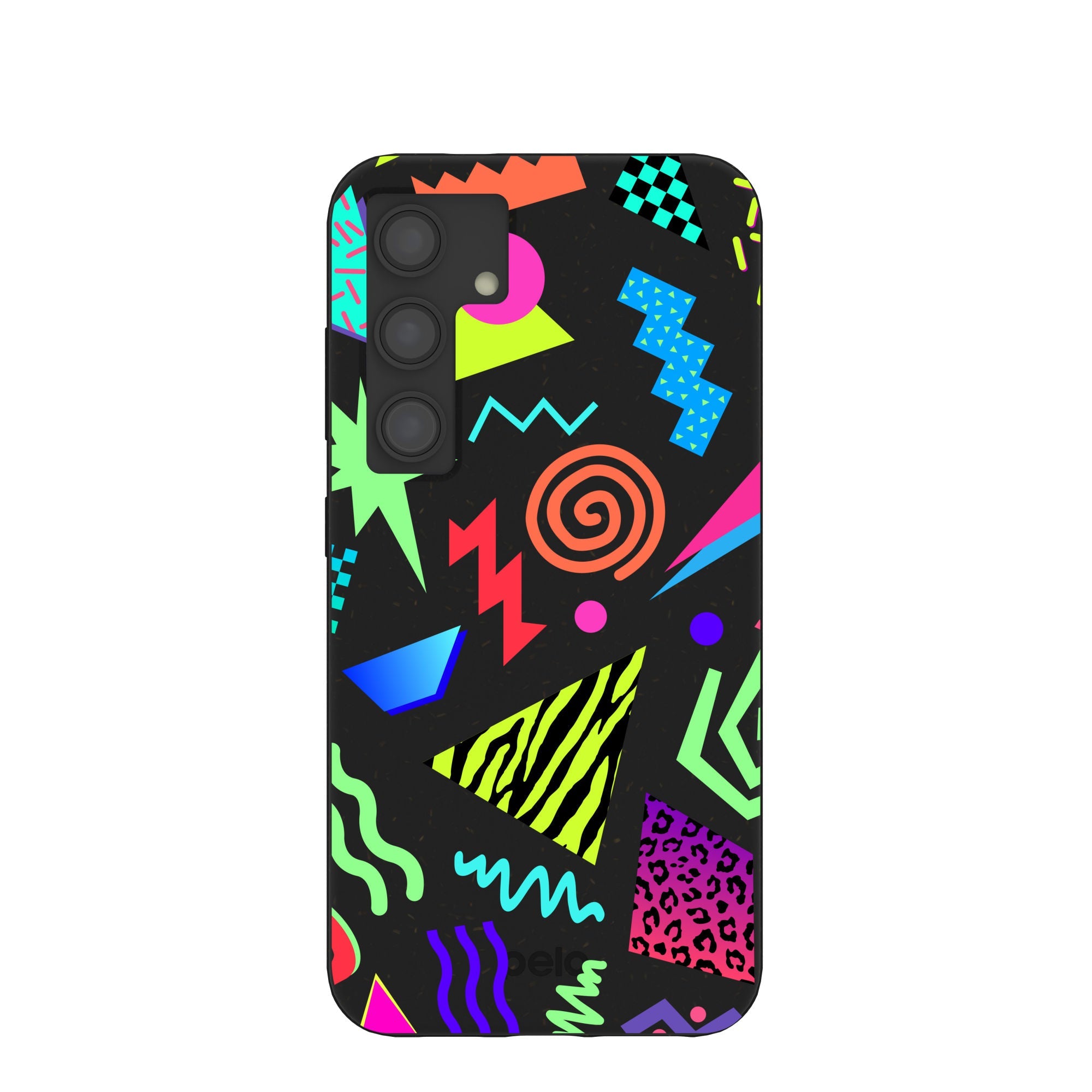 Black Neon Blast Samsung Galaxy S24 Case Refurbished - Pela Case refurbished available on Cerqular