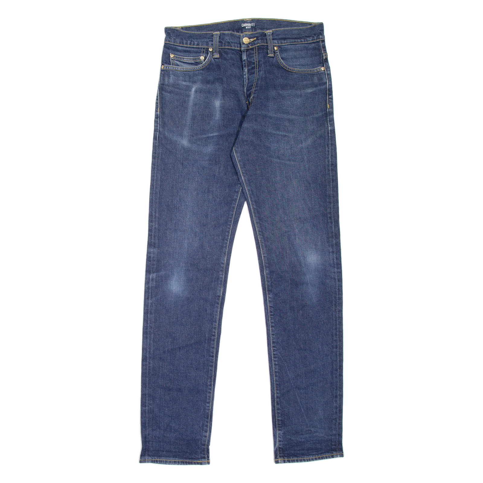 CARHARTT WIP Klondike Pant Mens Jeans Blue Regular Tapered Stone Wash W31 L34 Refurbished - N/A refurbished available on Cerqular