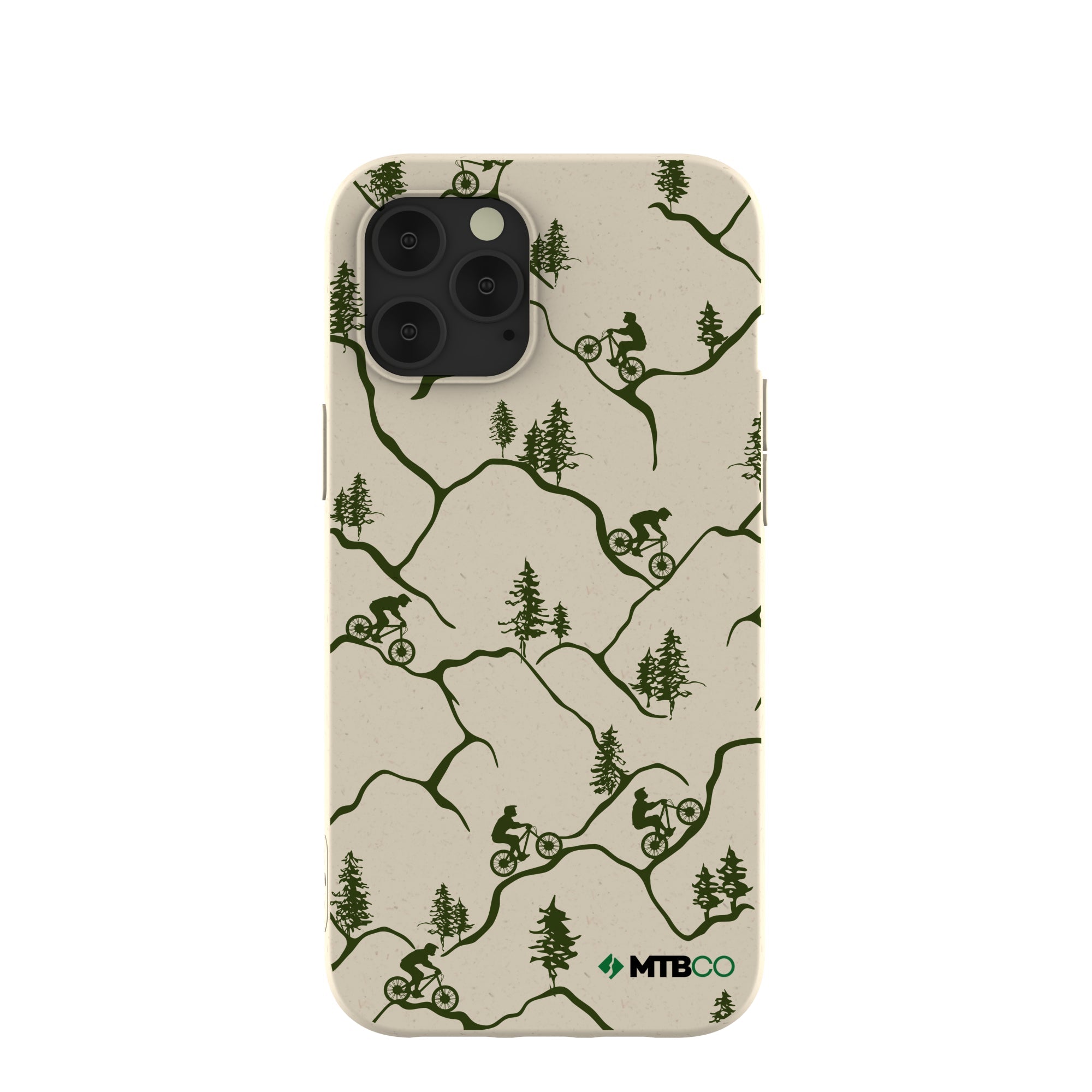 London Fog Bike Trek MTBCO iPhone 12 Pro Max Case Refurbished - Pela Case refurbished available on Cerqular