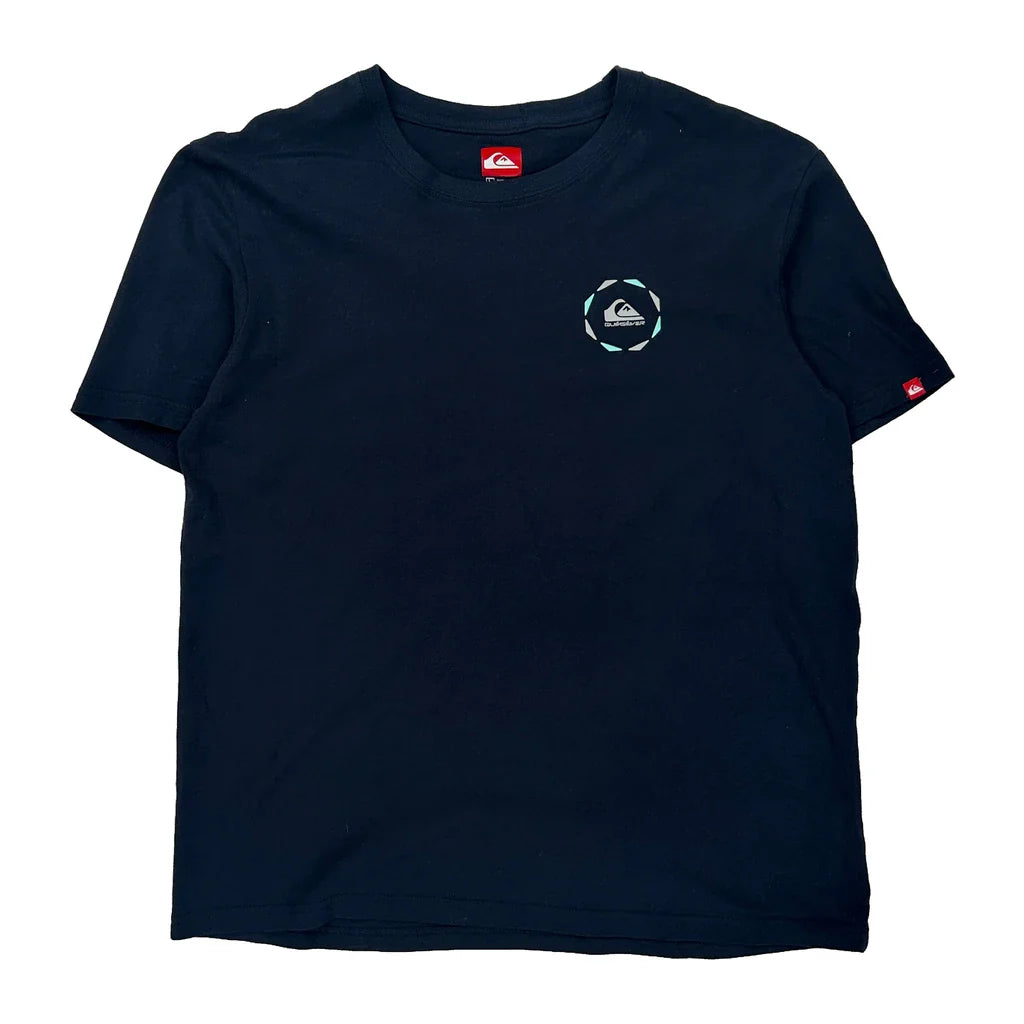Quiksilver T-Shirt - Large Navy Cotton Refurbished - Thrifted (note: this is a term often used to describe second- refurbished available on Cerqular