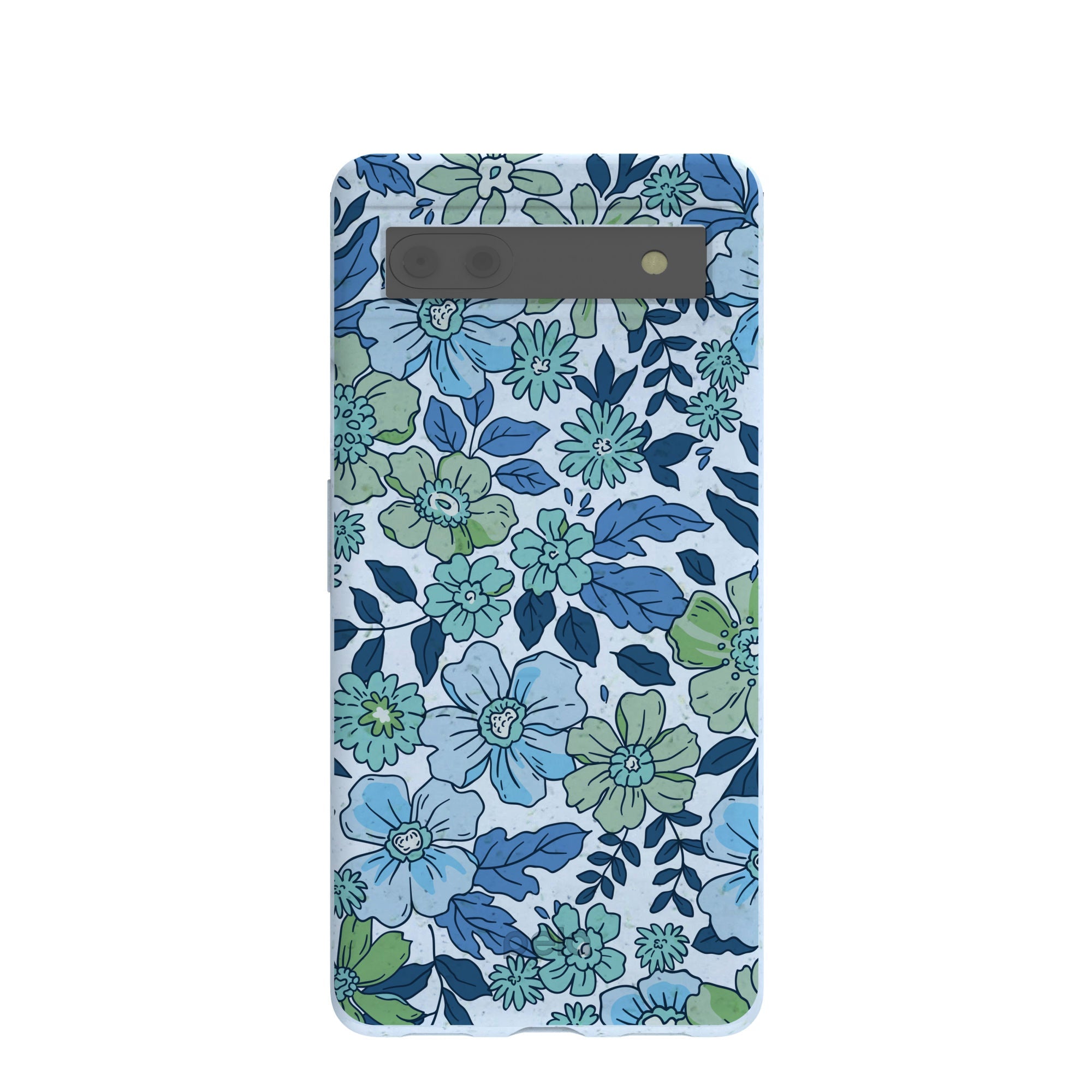 Buy Powder Blue Liberty Florals Google Pixel 6a Case Refurbished - $65.00 Powder Blue Liberty Florals Google Pixel 6a Case Refurbished - Pela Case refurbished available on Cerqular