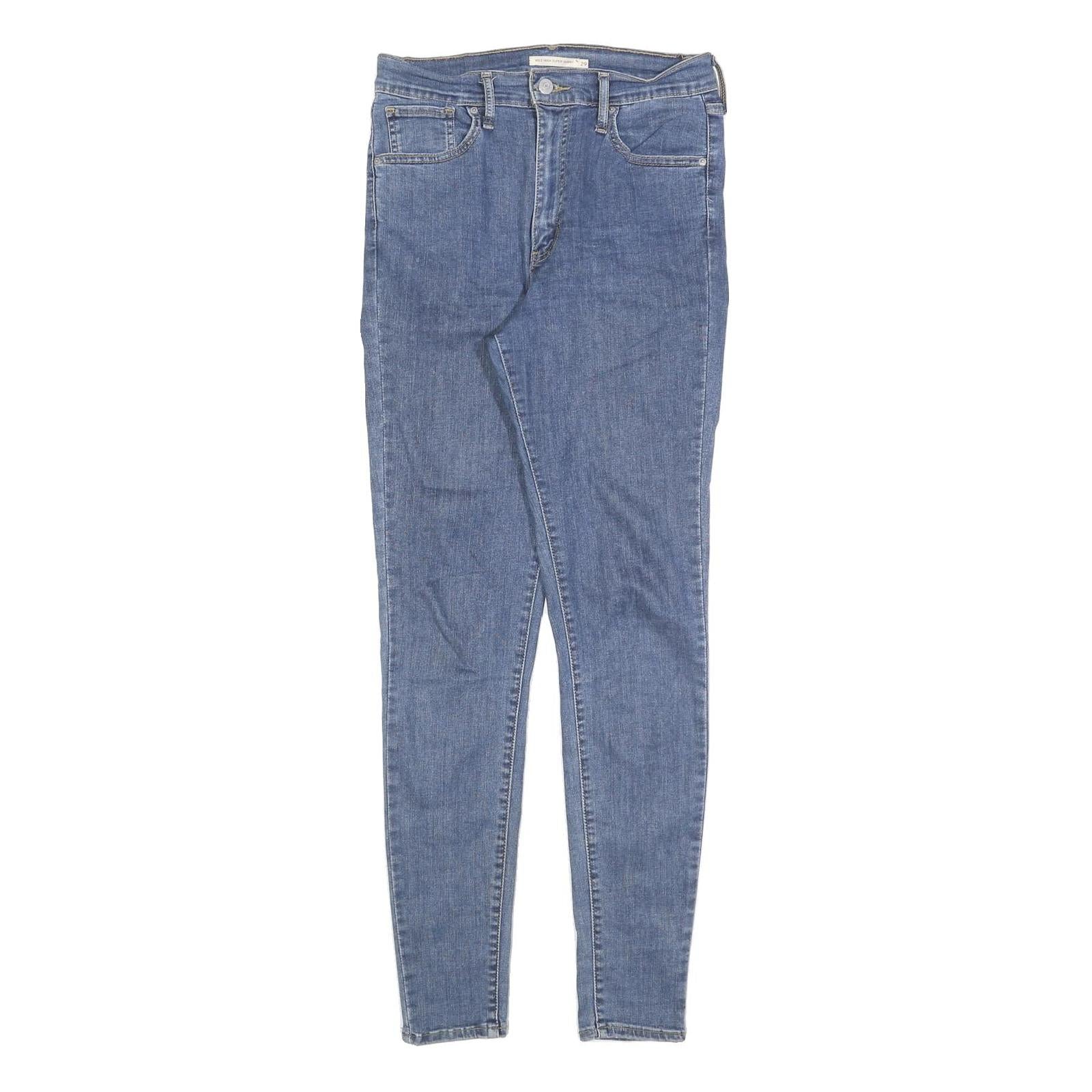 LEVI'S Womens Slim Blue Denim Slim Jeans W29 L32 Zip Cotton Blend Refurbished - N/A refurbished available on Cerqular