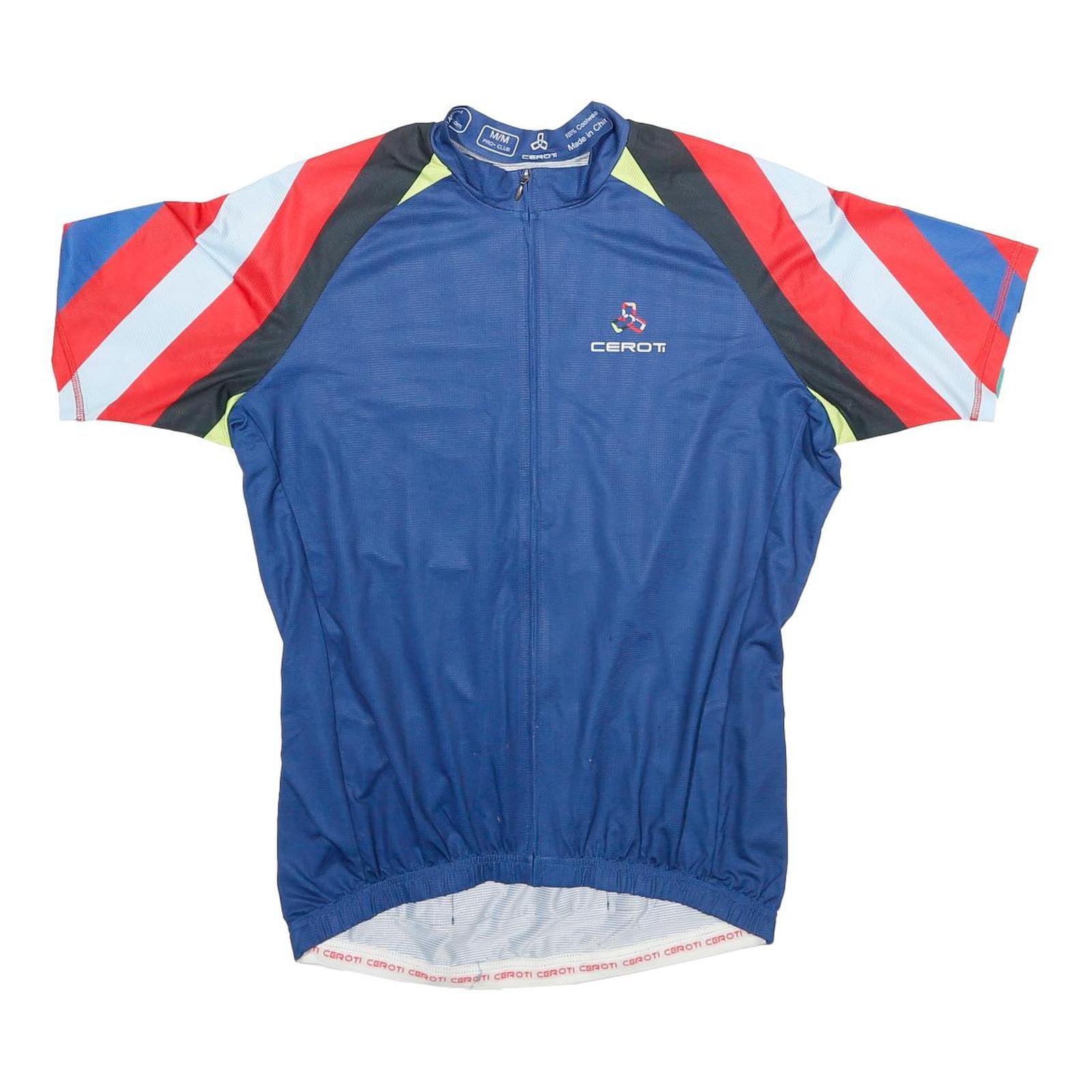 Buy CEROTI Mens Blue & Red Graphic Cycling Jersey M Short Sleeve Zip Neck Refurbished - $20.79 CEROTI Mens Blue & Red Graphic Cycling Jersey M Short Sleeve Zip Neck Refurbished - N/A refurbished available on Cerqular