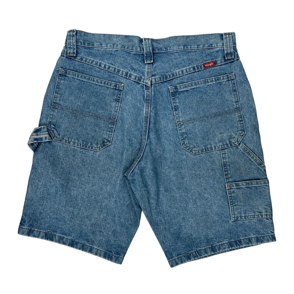 Dickies Denim Shorts - 32W 9L Blue Denim Refurbished - Thrifted (note: this is a term often used to describe second- refurbished available on Cerqular