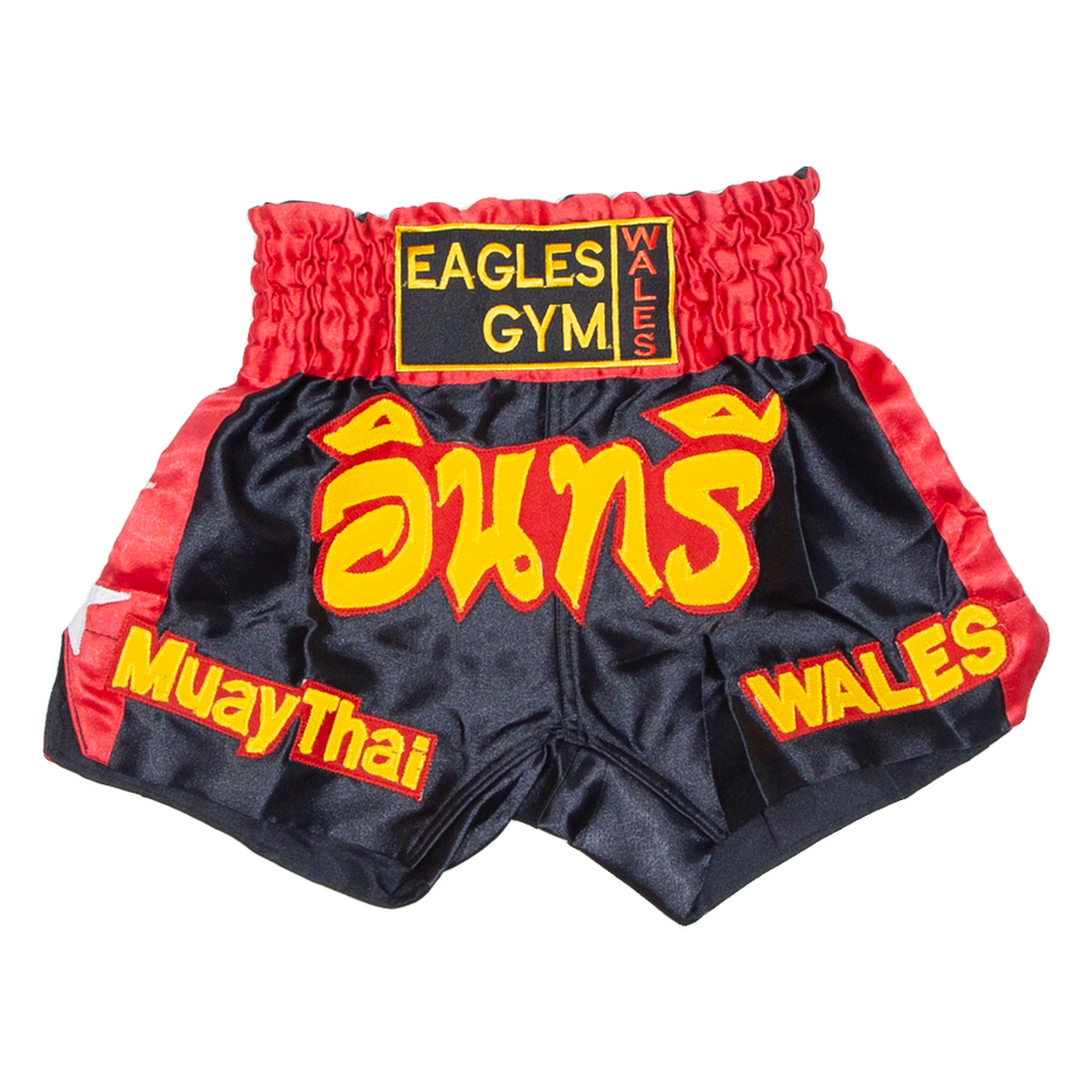 EAGLES GYM WALES Thai Boxing Mens Sports Shorts Red Relaxed S W20 Refurbished - N/A refurbished available on Cerqular