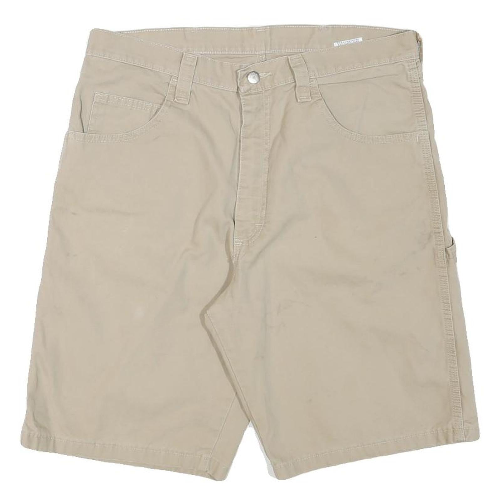 Buy WRANGLER Mens Shorts Beige Casual XL W34 Cotton Blend Workwear Relaxed Fit Refurbished - $18.19 WRANGLER Mens Shorts Beige Casual XL W34 Cotton Blend Workwear Relaxed Fit Refurbished - N/A refurbished available on Cerqular