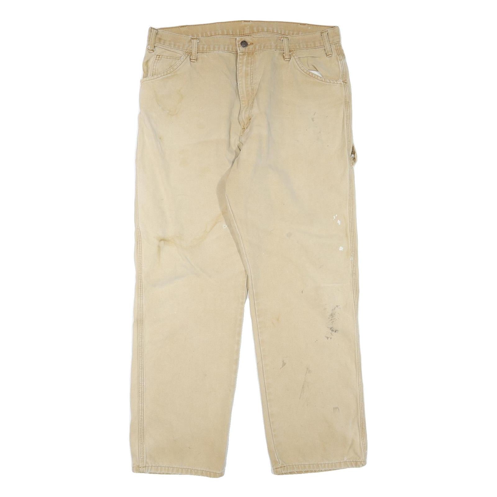 Buy DICKIES Mens Regular Fit Beige Cotton Blend Jeans W34 L30 Zip Practical Workwear Refurbished - $31.19 DICKIES Mens Regular Fit Beige Cotton Blend Jeans W34 L30 Zip Practical Workwear Refurbished - N/A refurbished available on Cerqular