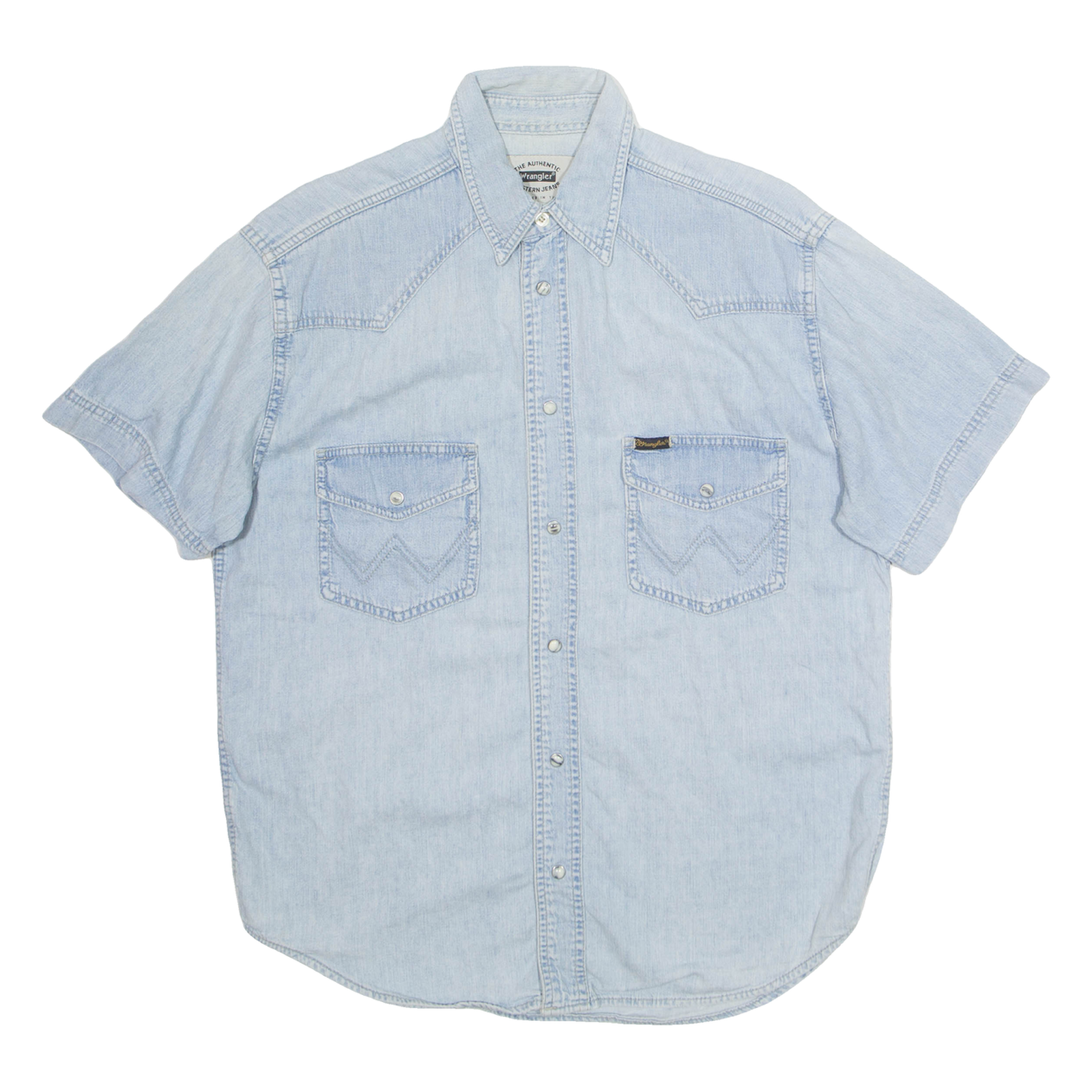 WRANGLER Mens Plain Shirt Beige S Refurbished - N/A refurbished available on Cerqular