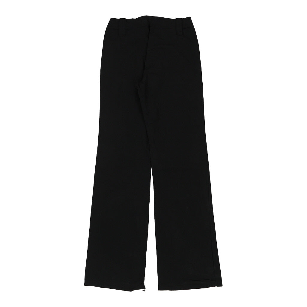 Unbranded Trousers - Medium Black Polyester Refurbished - Thrifted (note: this is a term often used to describe second- refurbished available on Cerqular