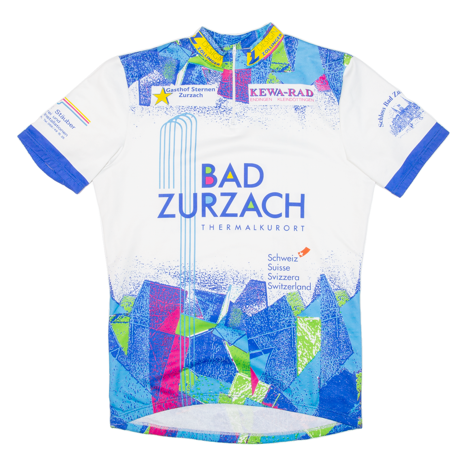 Cycling Mens Jersey Blue 1/4 Zip XL Refurbished - N/A refurbished available on Cerqular