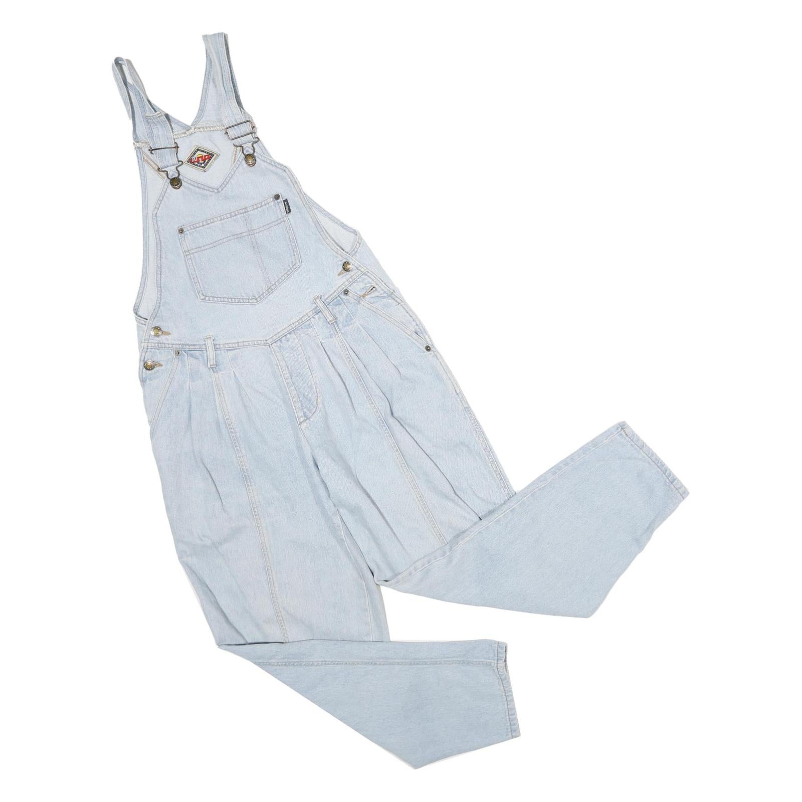 WYLER Womens Blue Denim Dungarees Relaxed Cotton M W30 L30 Casual Comfortable Refurbished - N/A refurbished available on Cerqular