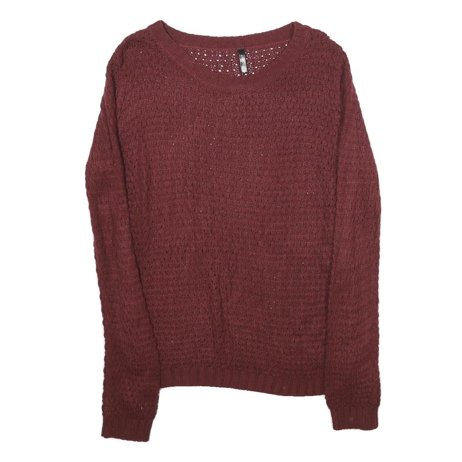 Buy CHCIOREE Womens Maroon Plain Jumper Crew Neck Basic Knit XS Lightweight Acrylic Refurbished - $23.39 CHCIOREE Womens Maroon Plain Jumper Crew Neck Basic Knit XS Lightweight Acrylic Refurbished - N/A refurbished available on Cerqular