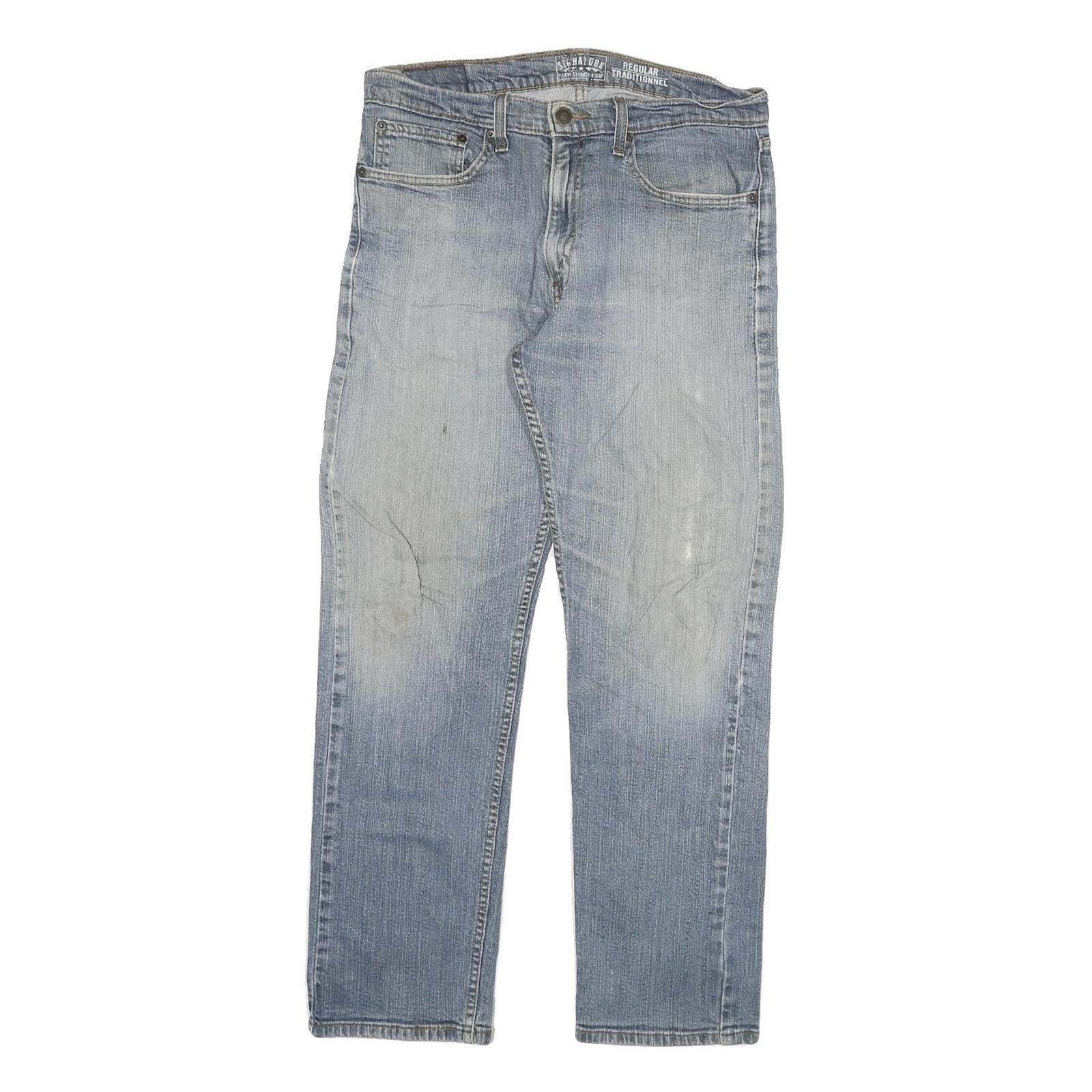 LEVI'S Mens Regular Fit Light Blue Denim Jeans W32 L29 Zip Closure Classic Style Refurbished - N/A refurbished available on Cerqular