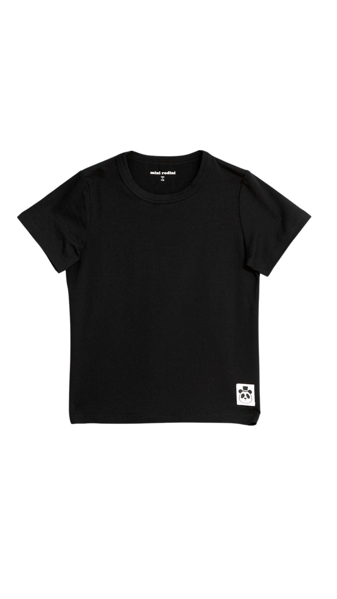 Kids basic Tee - Black | Size: 116/122cm Refurbished - N/A (Note: This brand may not be well-known globally refurbished available on Cerqular