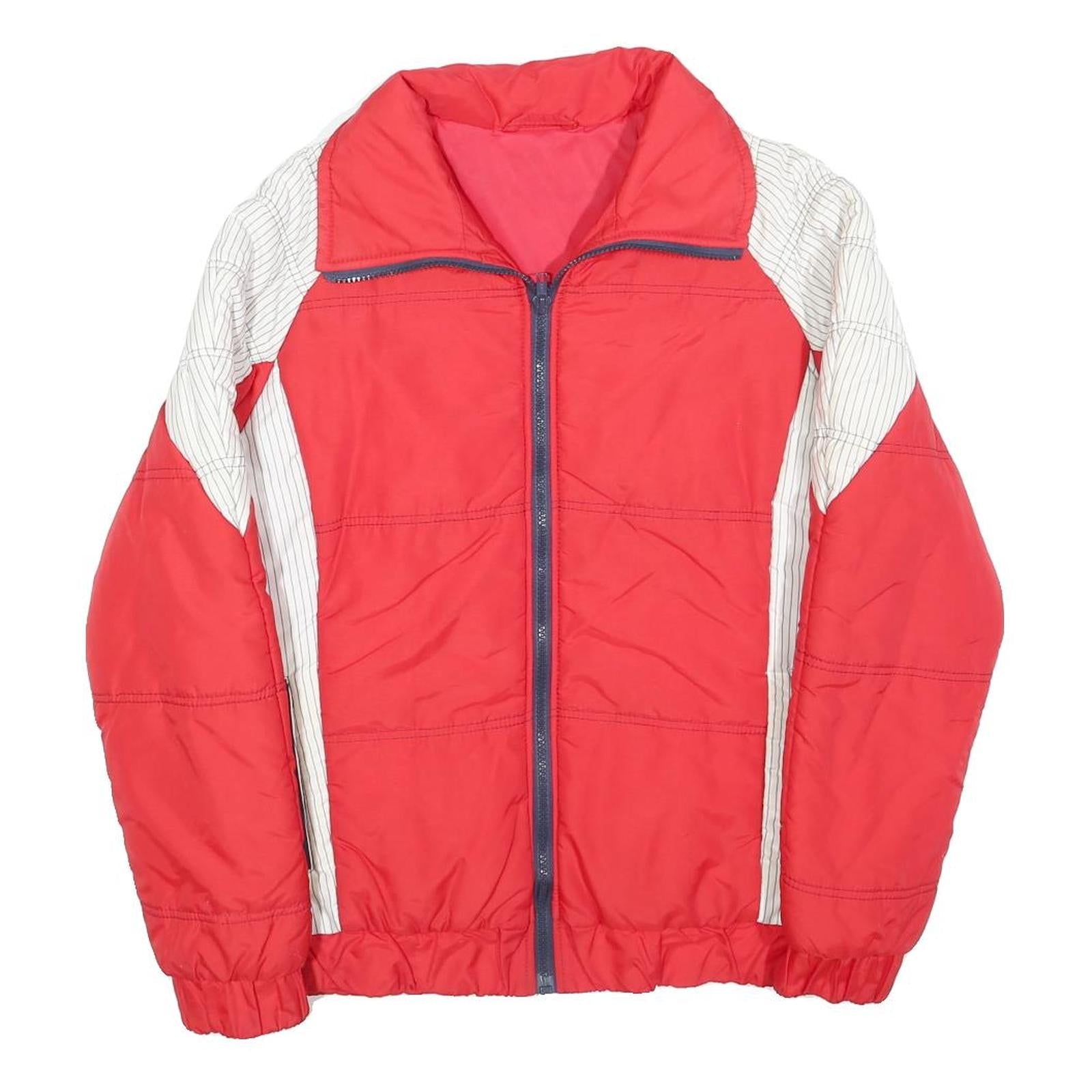 Buy Mens Red & Cream Zip Up Polyester Blend Jacket S Plain Casual Outerwear Refurbished - $37.69 Mens Red & Cream Zip Up Polyester Blend Jacket S Plain Casual Outerwear Refurbished - N/A refurbished available on Cerqular