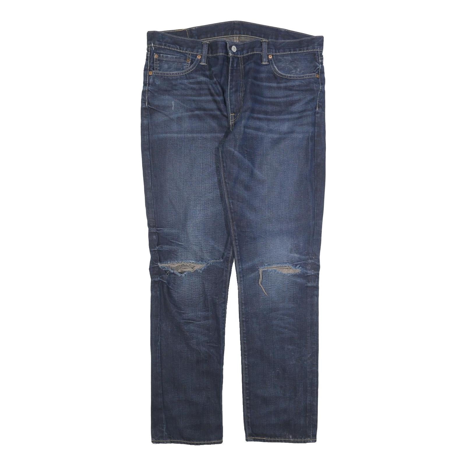 LEVI'S 511 Slim Mens Jeans Blue Slim Skinny Denim Medium W38 L32 Ripped Refurbished - N/A refurbished available on Cerqular