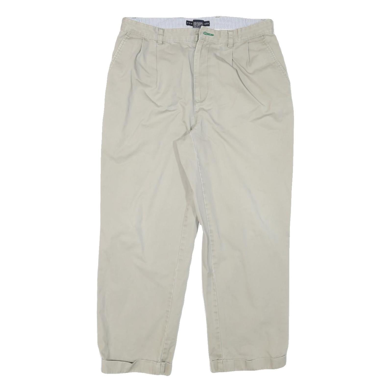 Buy TOMMY HILFIGER Mens Cotton Blend Beige Relaxed Straight Trousers W34 L27 Casual Refurbished - $36.39 TOMMY HILFIGER Mens Cotton Blend Beige Relaxed Straight Trousers W34 L27 Casual Refurbished - N/A refurbished available on Cerqular