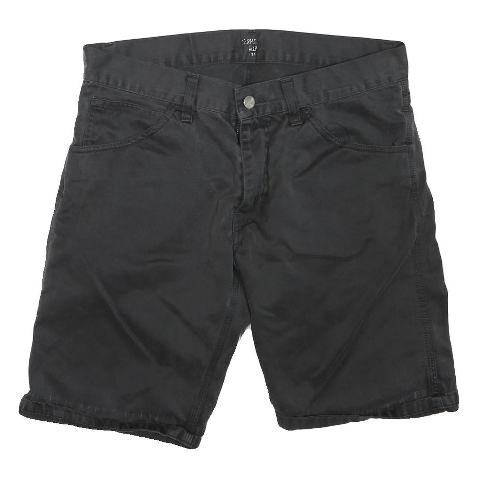 CARHARTT Mens Shorts Black Casual S W31 Durable Cotton Blend Workwear Refurbished - N/A refurbished available on Cerqular