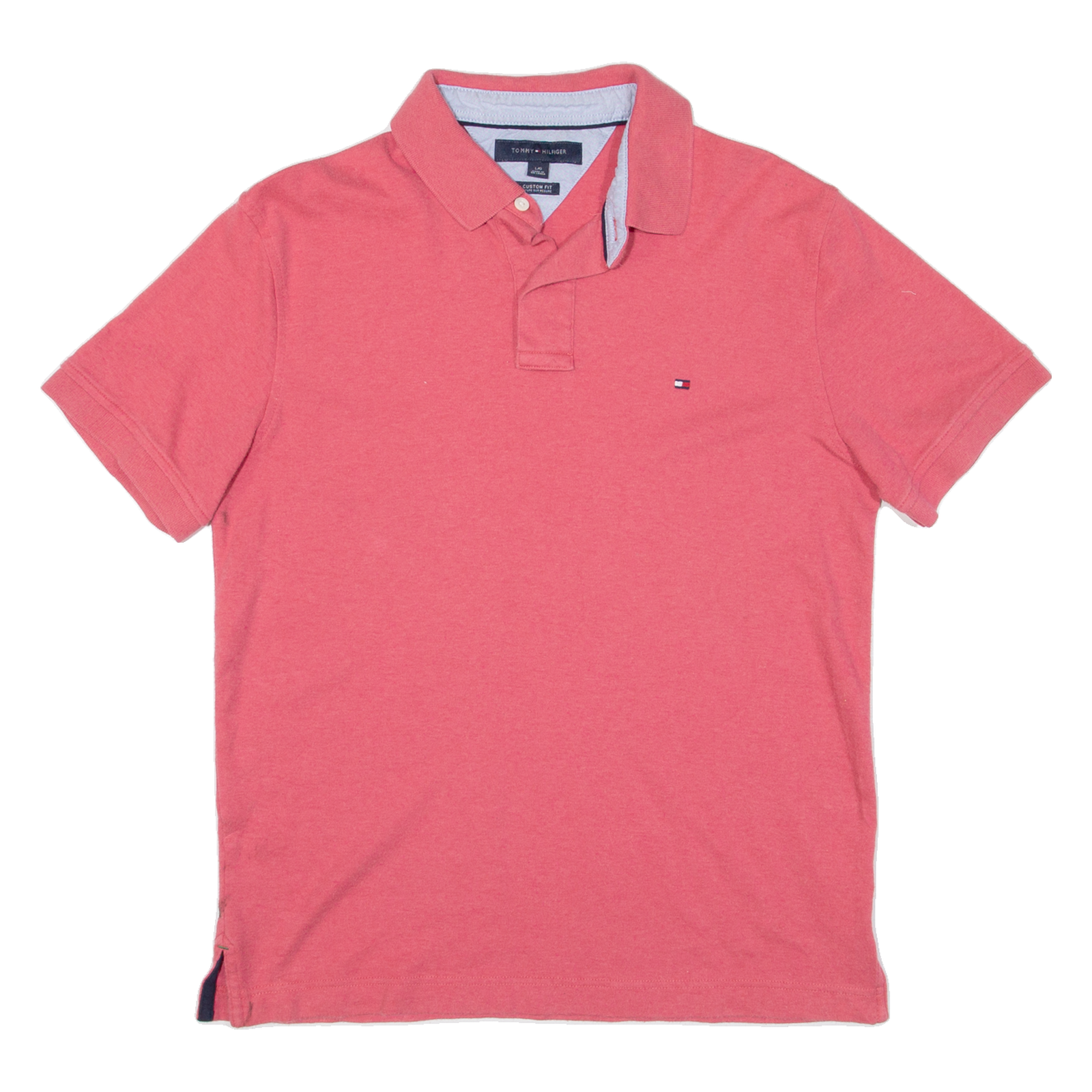 TOMMY HILFIGER Custom Fit Mens Polo Shirt Pink L Refurbished - N/A refurbished available on Cerqular