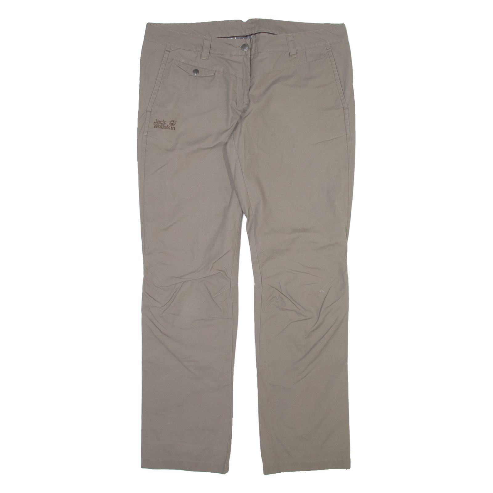 JACK WOLFSKIN Womens Trousers Grey Slim Straight W36 L31 Refurbished - N/A refurbished available on Cerqular