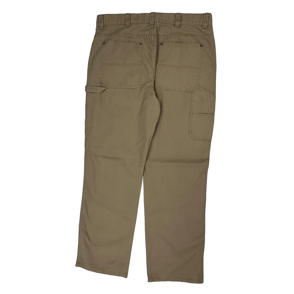 Red Head Carpenter Trousers - 38W 34L Khaki Cotton Refurbished - Thrifted (note: this is a term often used to describe second- refurbished available on Cerqular