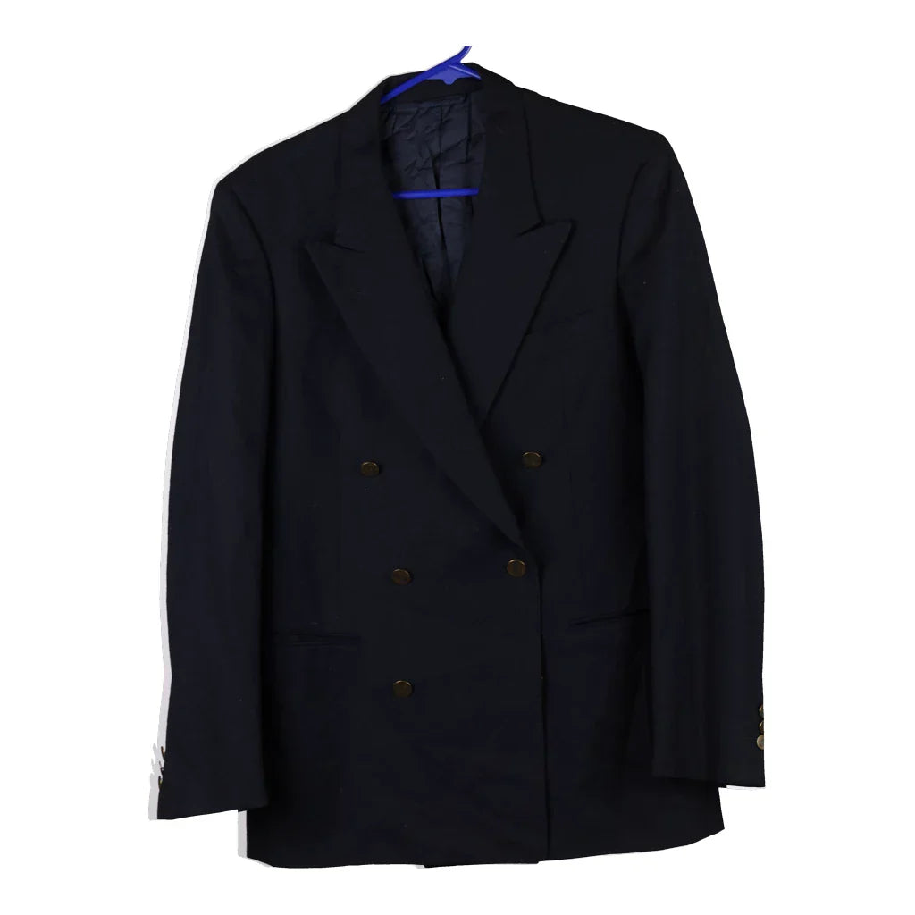 Flying Cross Blazer - Medium Navy Wool Blend Refurbished - Thrifted (note: this is a term often used to describe second- refurbished available on Cerqular