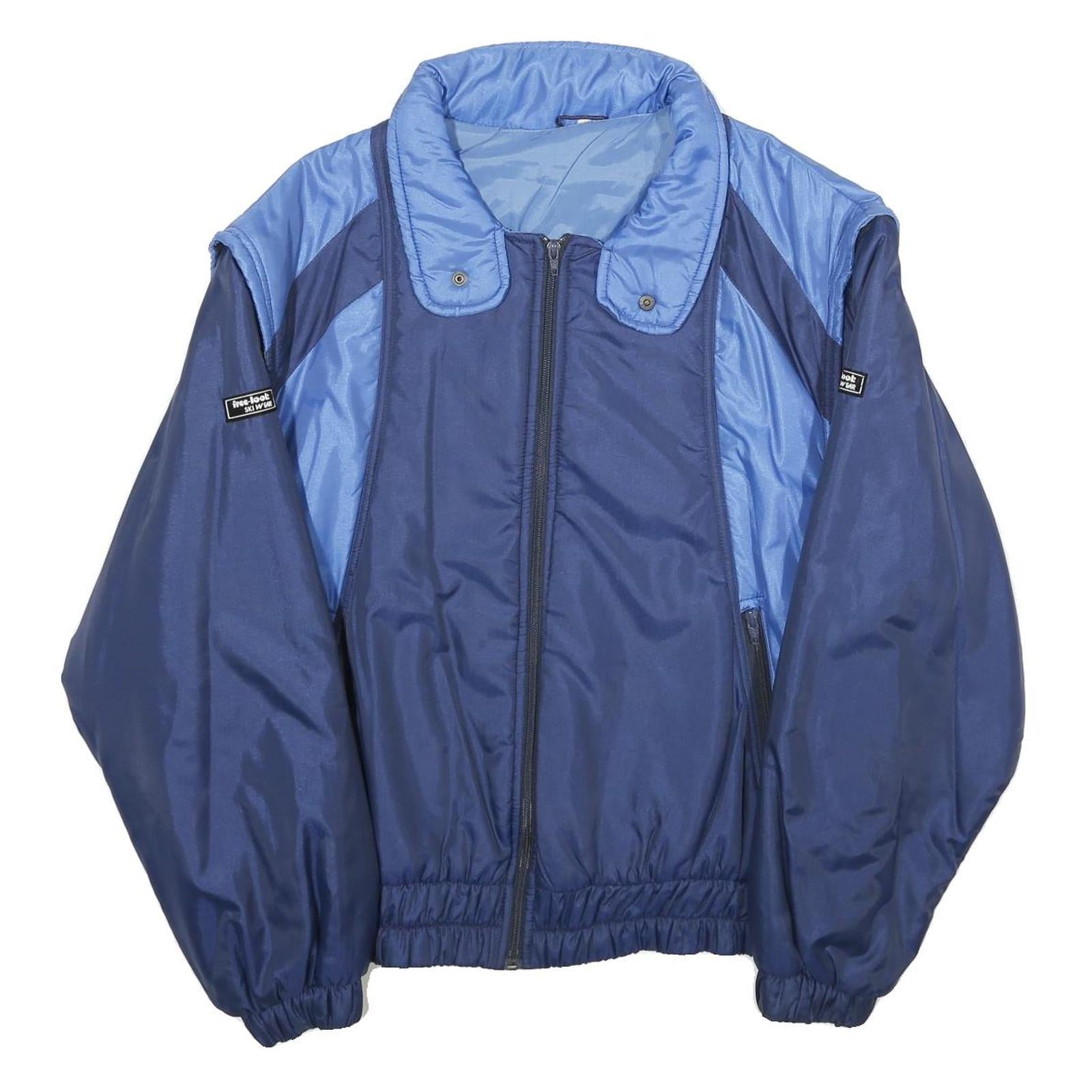 Buy FREE LOOK Mens Blue Navy & Light Blue Casual Jacket M Nylon Zip Plain Refurbished - $37.69 FREE LOOK Mens Blue Navy & Light Blue Casual Jacket M Nylon Zip Plain Refurbished - N/A refurbished available on Cerqular