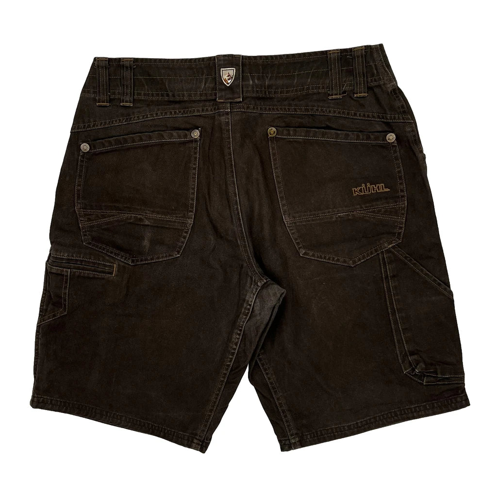 Buy Kuhl Double Knee Carpenter Shorts - 31W 10L Brown Cotton Refurbished - $60.29 Kuhl Double Knee Carpenter Shorts - 31W 10L Brown Cotton Refurbished - Thrifted (note: this is a term often used to describe second- refurbished available on Cerqular