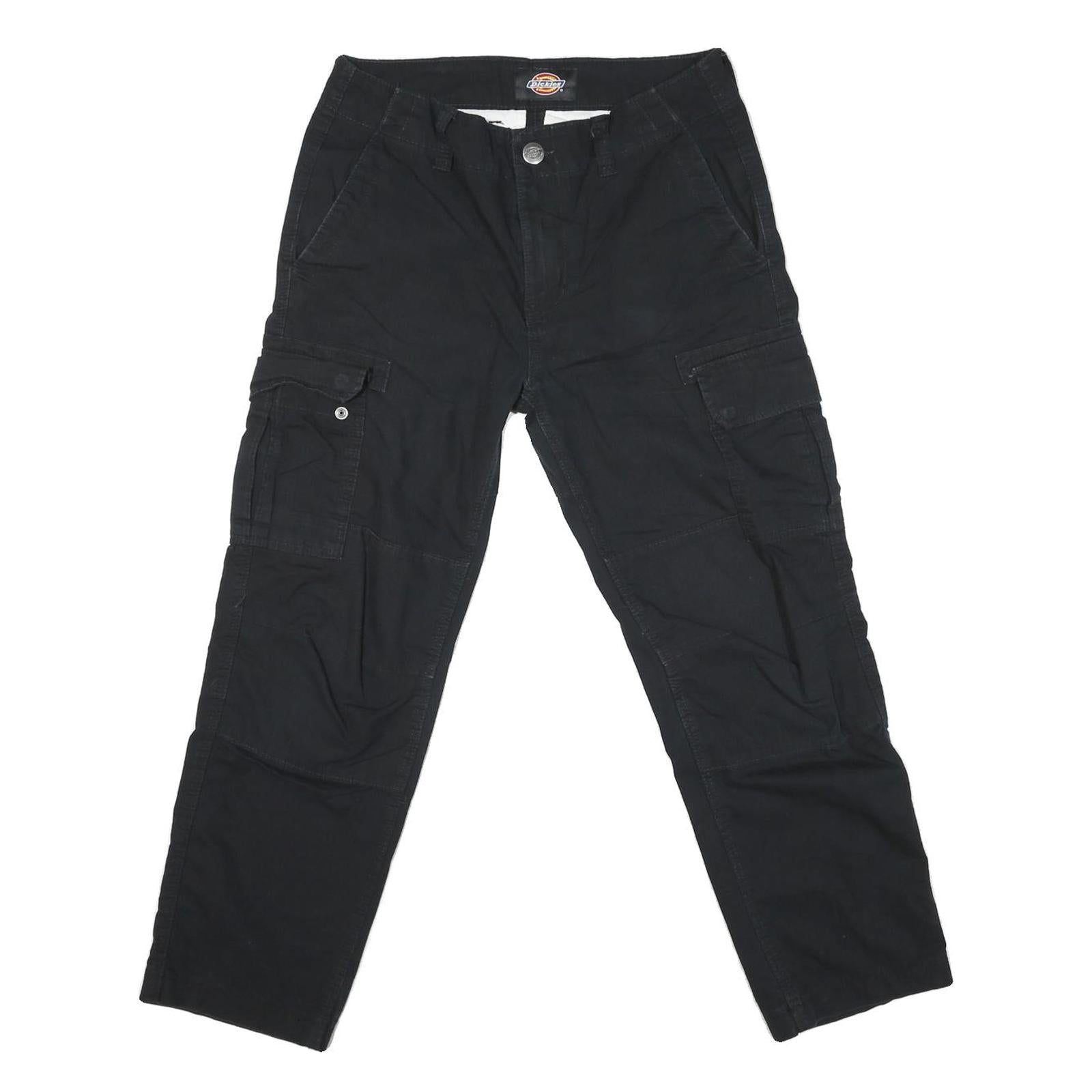 DICKIES Mens Jeans Black Regular Straight Denim W32 L26 Cargo Workwear Refurbished - N/A refurbished available on Cerqular