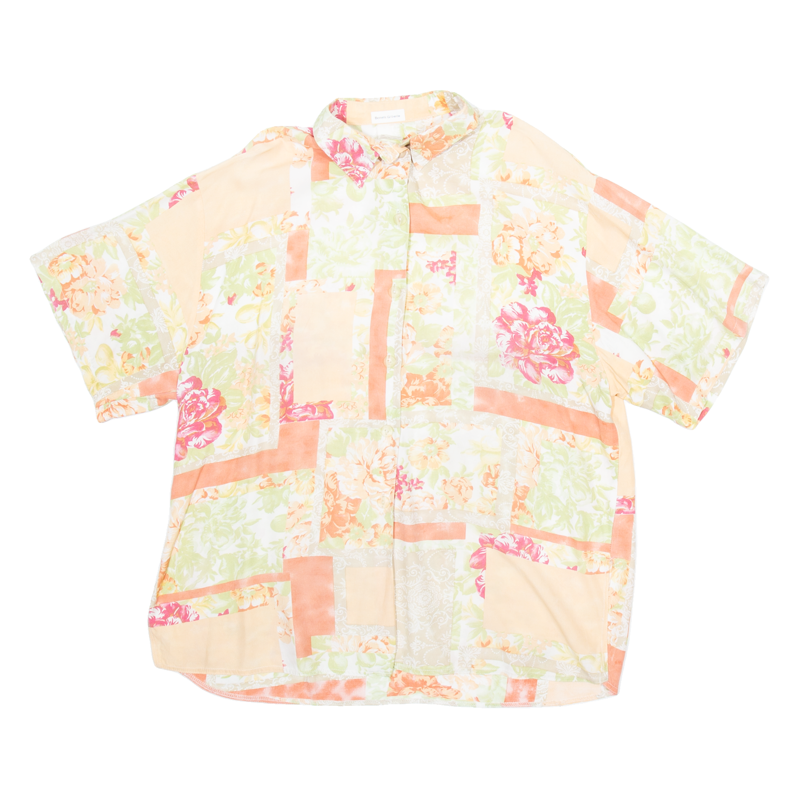 Womens Shirt Green Viscose Floral M Refurbished - N/A refurbished available on Cerqular