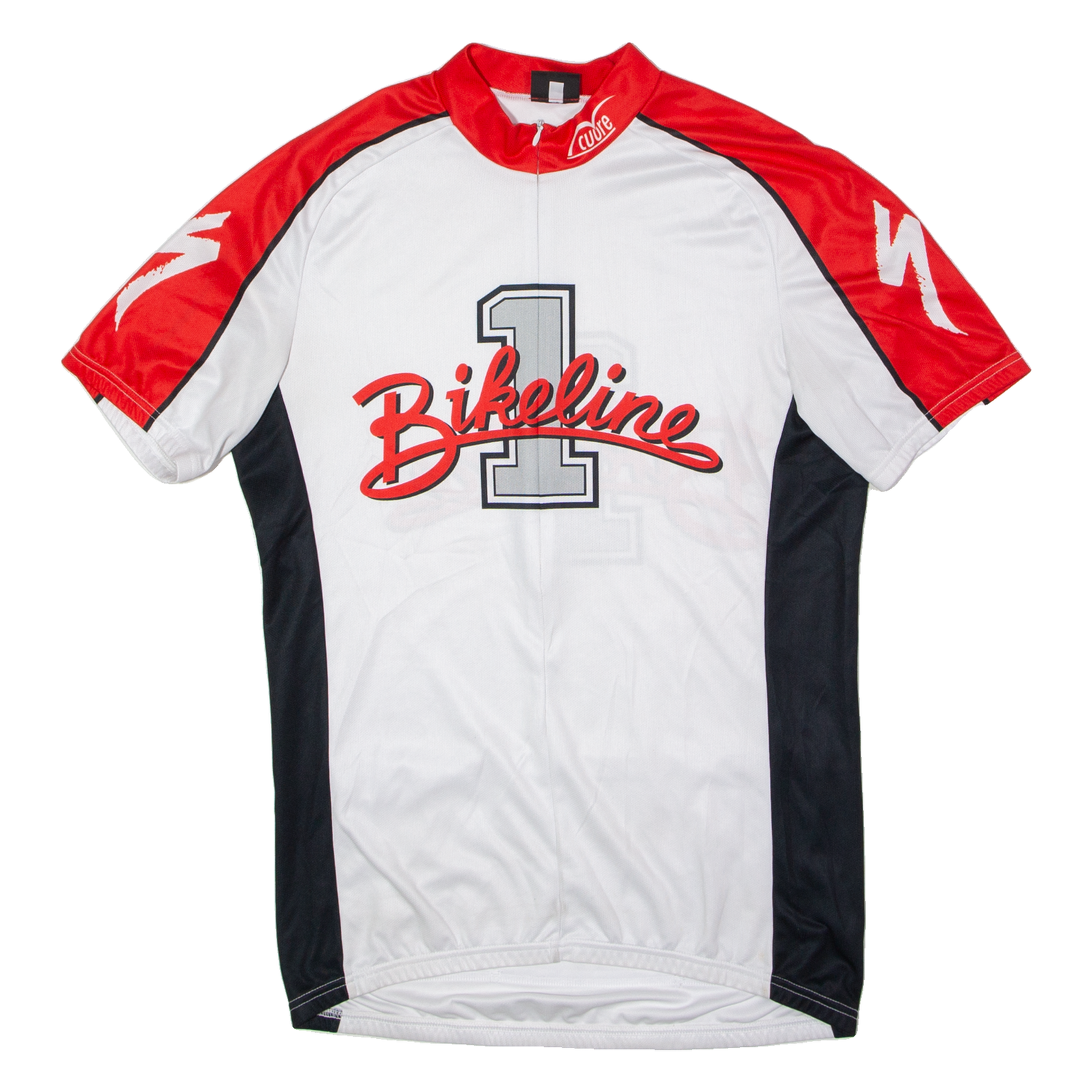CUORE Cycling Mens Jersey White 1/2 Zip XL Refurbished - N/A refurbished available on Cerqular