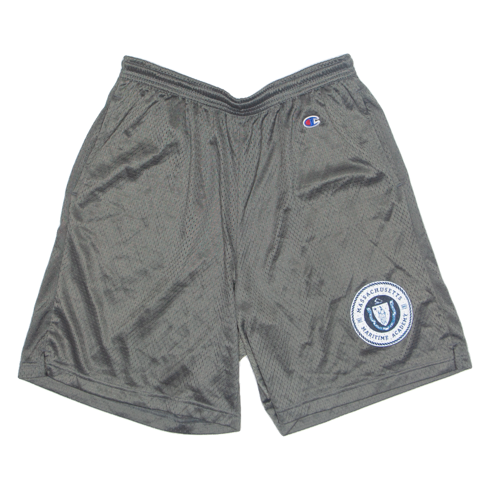 CHAMPION Massachusetts Maritime Academy USA Mens Sports Shorts Grey Relaxed L W30 Refurbished - N/A refurbished available on Cerqular