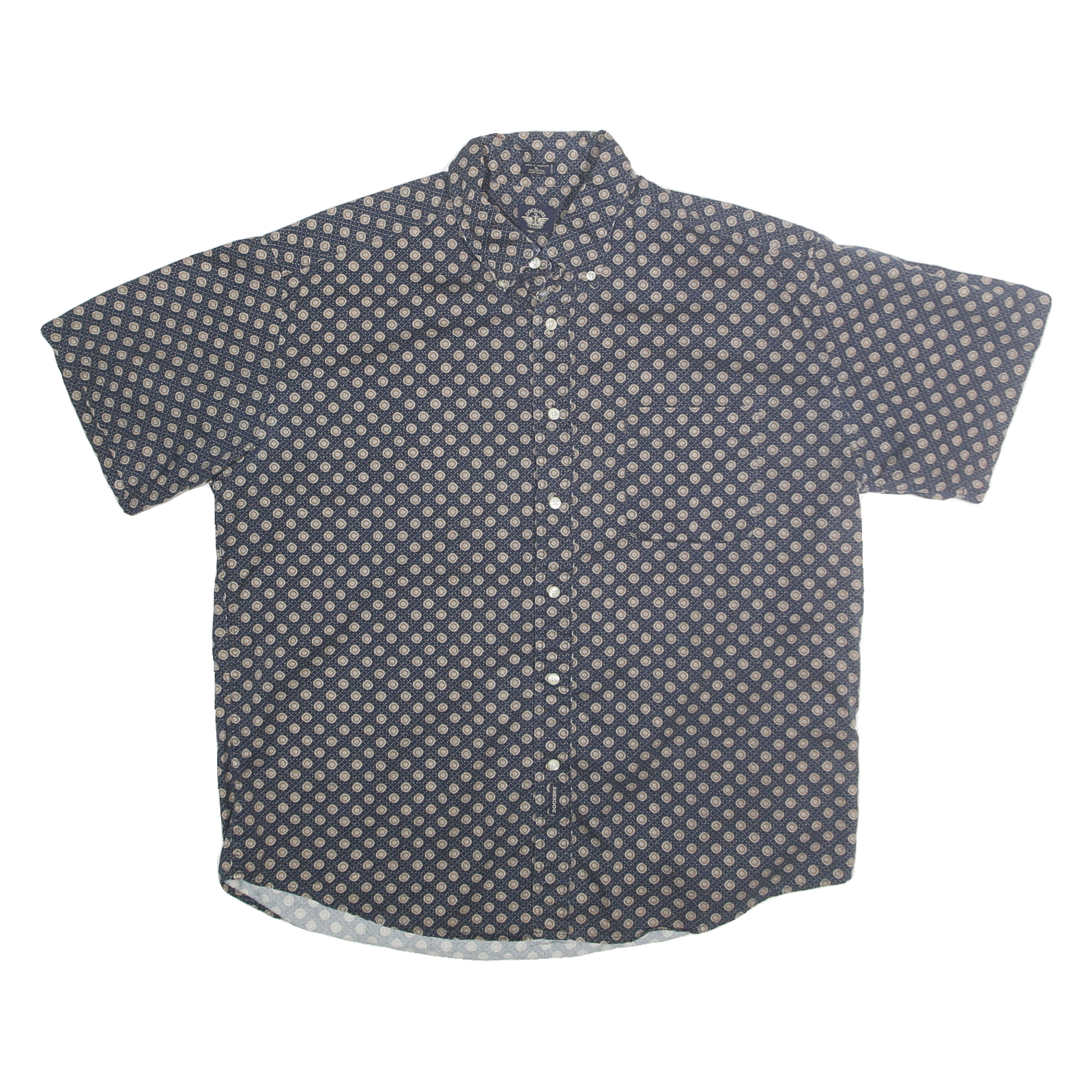 Buy DOCKERS Mens Blue Shirt XL Cotton Casual Button-Down Printed Short Sleeve Refurbished - $29.89 DOCKERS Mens Blue Shirt XL Cotton Casual Button-Down Printed Short Sleeve Refurbished - N/A refurbished available on Cerqular