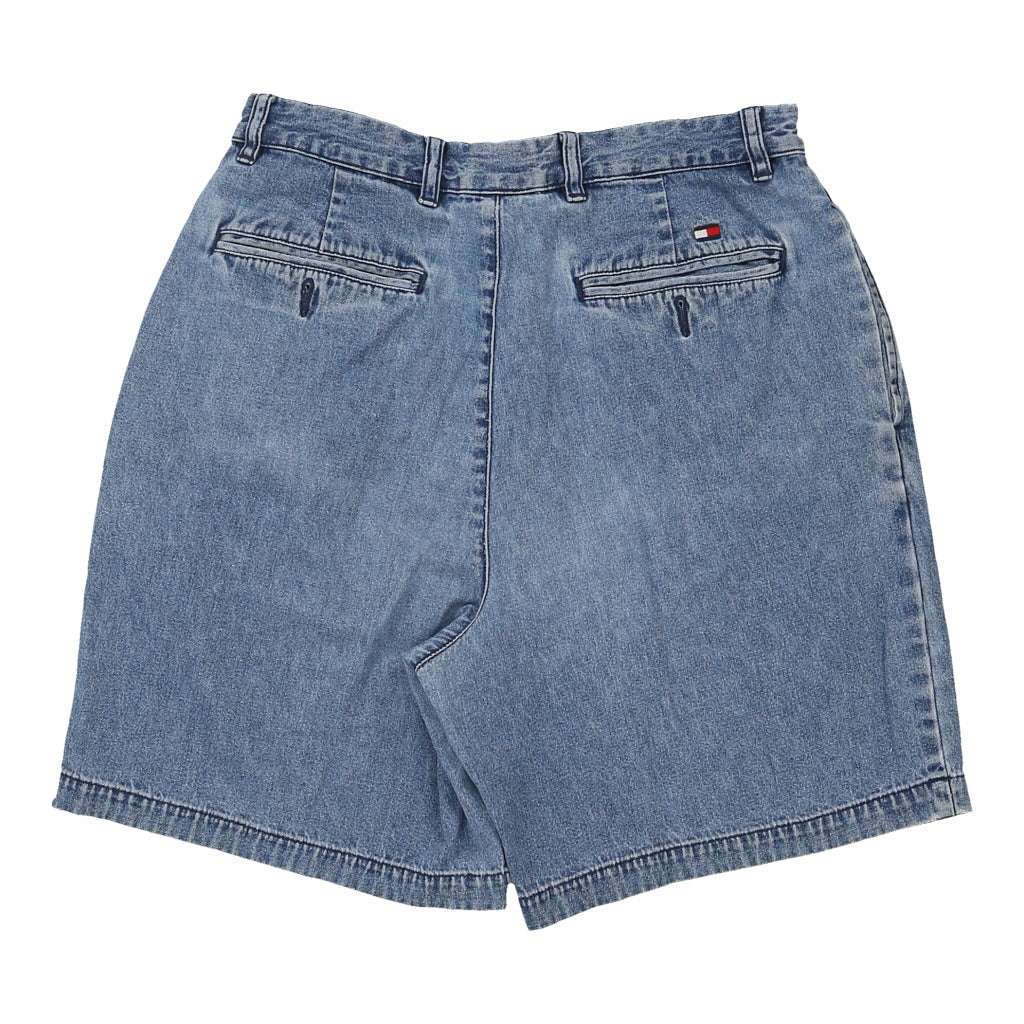 Tommy Hilfiger Denim Shorts - 30W 8L Blue Cotton | Size: 30"" waist Refurbished - Thrifted (note: this is a term often used to describe second- refurbished available on Cerqular