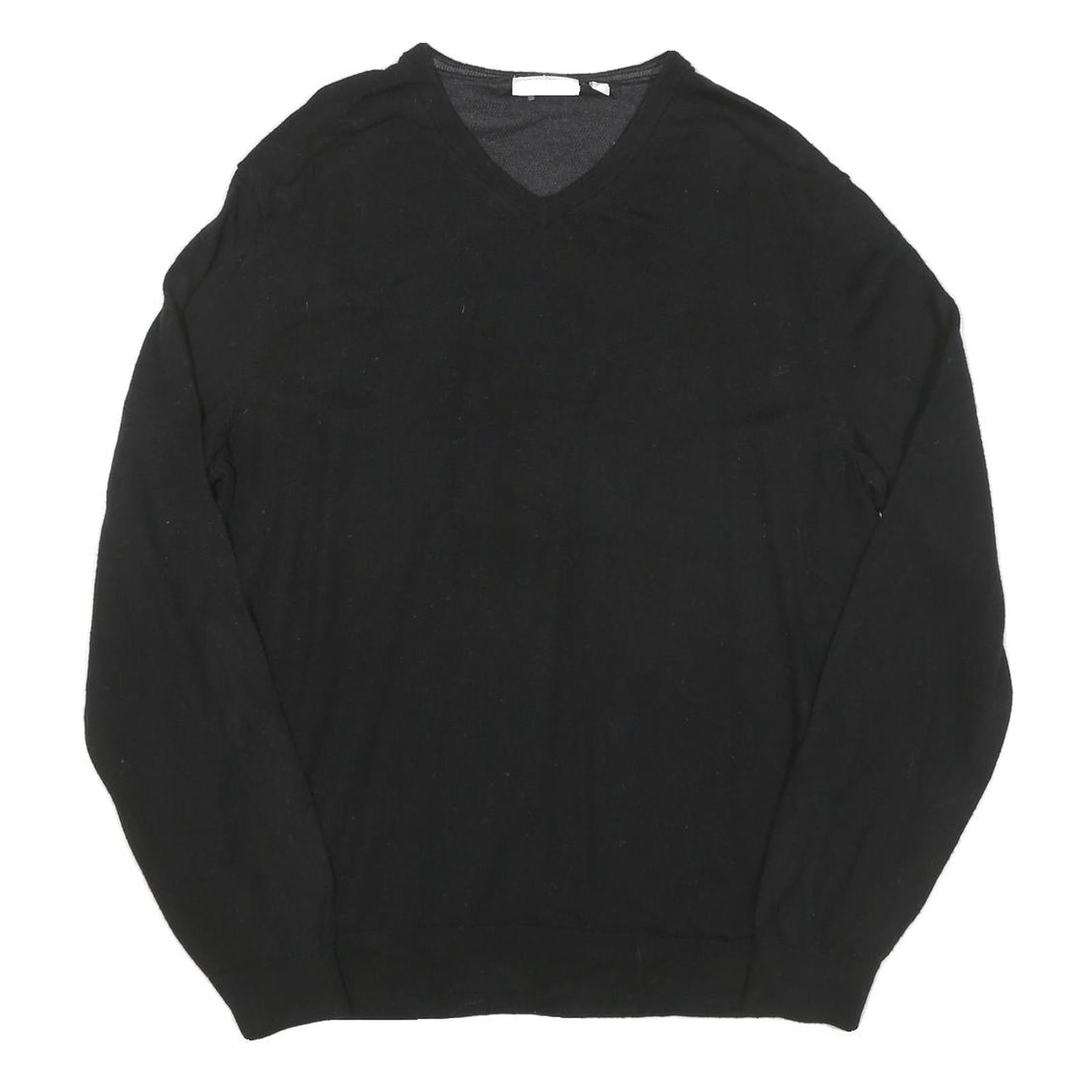 Buy CALVIN KLEIN Mens Black Plain V Neck Basic Knit XL Wool Blend Jumper Refurbished - $33.79 CALVIN KLEIN Mens Black Plain V Neck Basic Knit XL Wool Blend Jumper Refurbished - N/A refurbished available on Cerqular