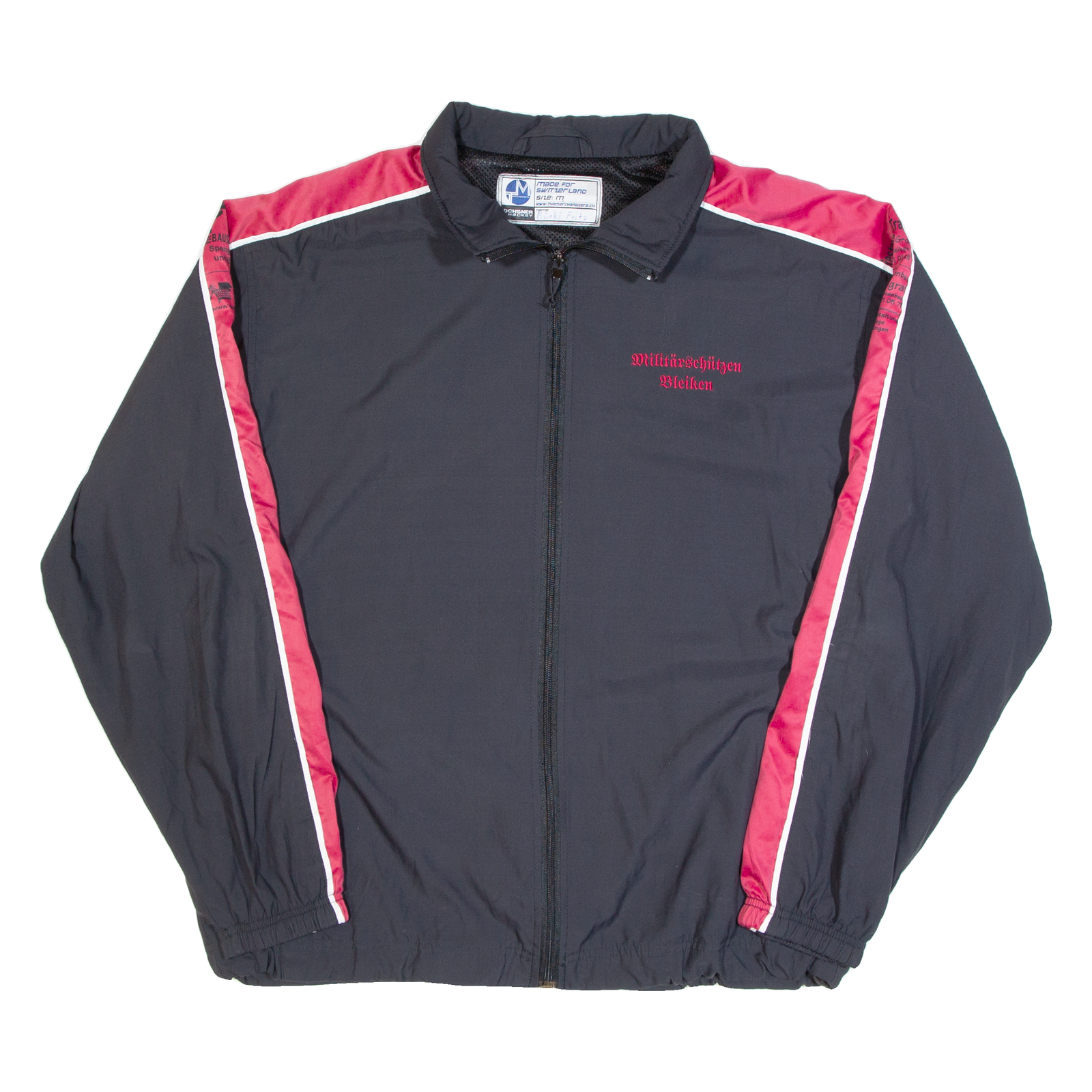 OCHSNER HOCKEY Mesh Lined Mens Track Jacket Black M Refurbished - N/A refurbished available on Cerqular