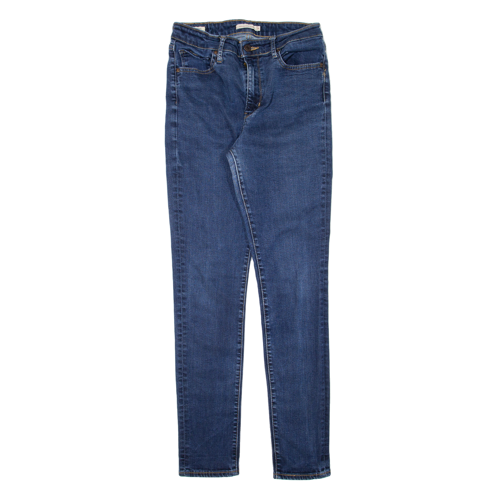 LEVI'S 721 BIG E High Rise Womens Jeans Blue Slim Skinny W26 L29 Refurbished - N/A refurbished available on Cerqular