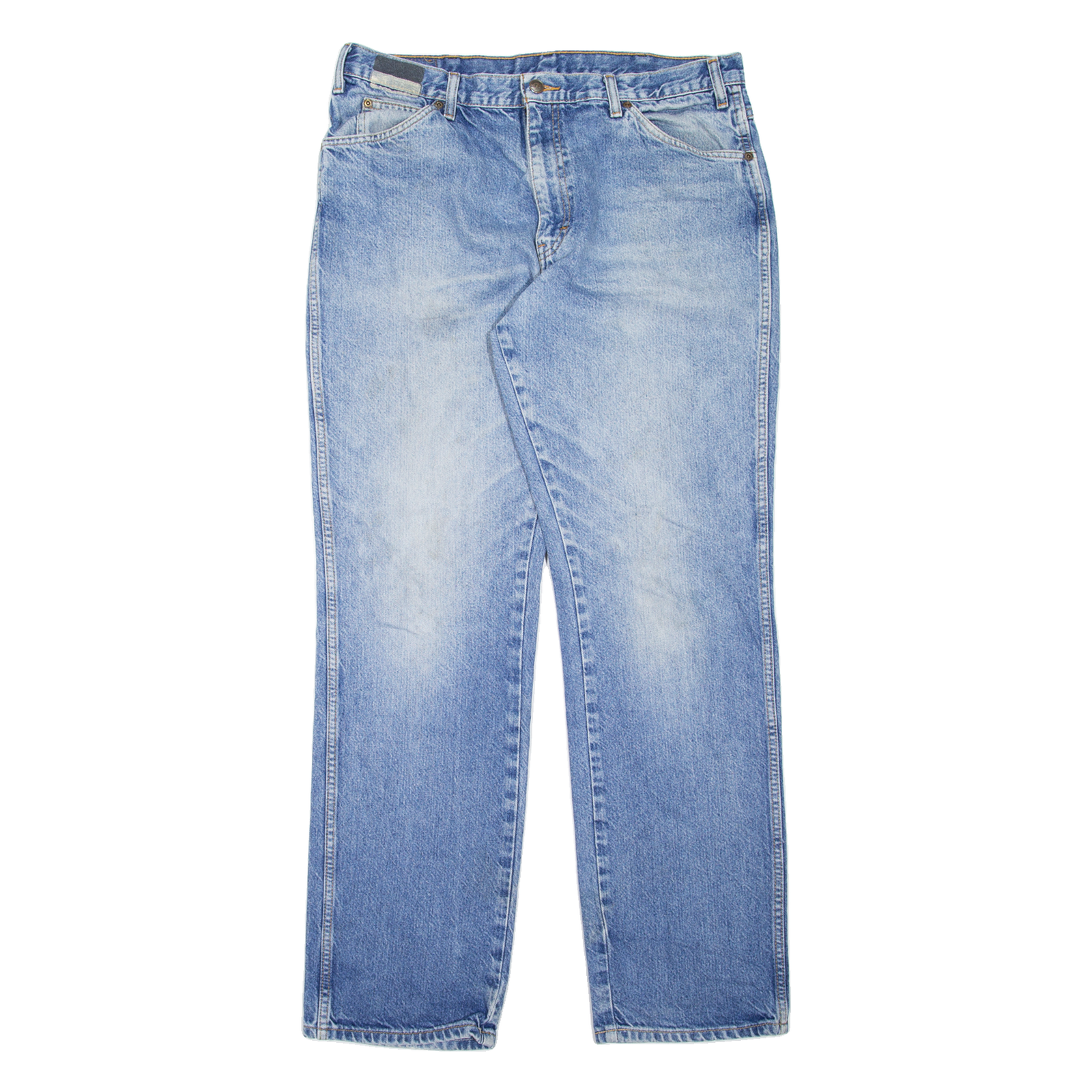 DICKIES Workwear Mens Jeans Blue Regular Straight Stone Wash W36 L34 Refurbished - N/A refurbished available on Cerqular