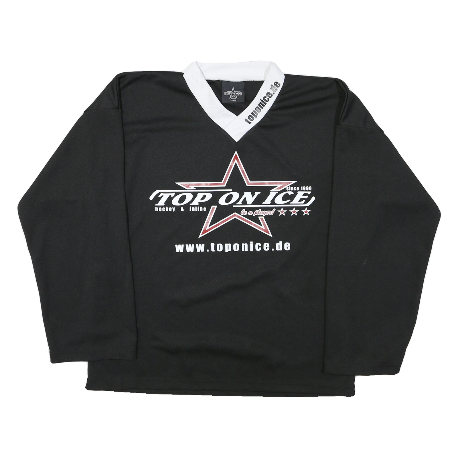 Buy Mens Black & White Top On Ice Graphic Long Sleeve V-Neck Sports T-Shirt L Refurbished - $20.79 Mens Black & White Top On Ice Graphic Long Sleeve V-Neck Sports T-Shirt L Refurbished - N/A refurbished available on Cerqular